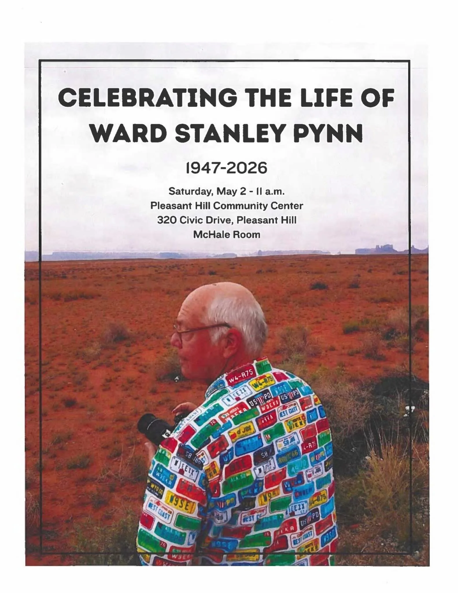 The Walnut Creek Library Foundation (WCLF) is deeply saddened to share the passing of Board of Directors member Ward Pynn, whose decades of service helped shape the Foundation and strengthen our community&rsquo;s libraries.

A service celebrating War