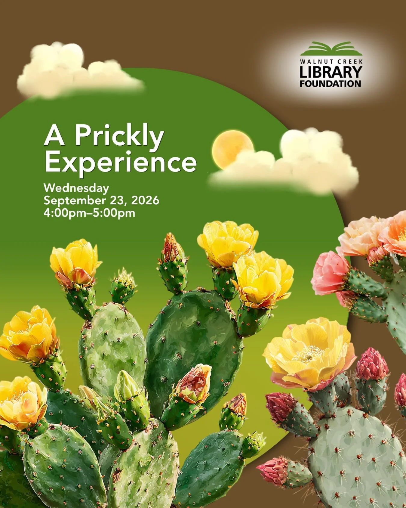 Things are getting prickly at the Walnut Creek Library.

Join us Wednesday, September 23 from 4&ndash;5 PM for A Prickly Experience, a fun, all-ages program presented by the Ruth Bancroft Garden.

Explore the fascinating world of cacti and succulents