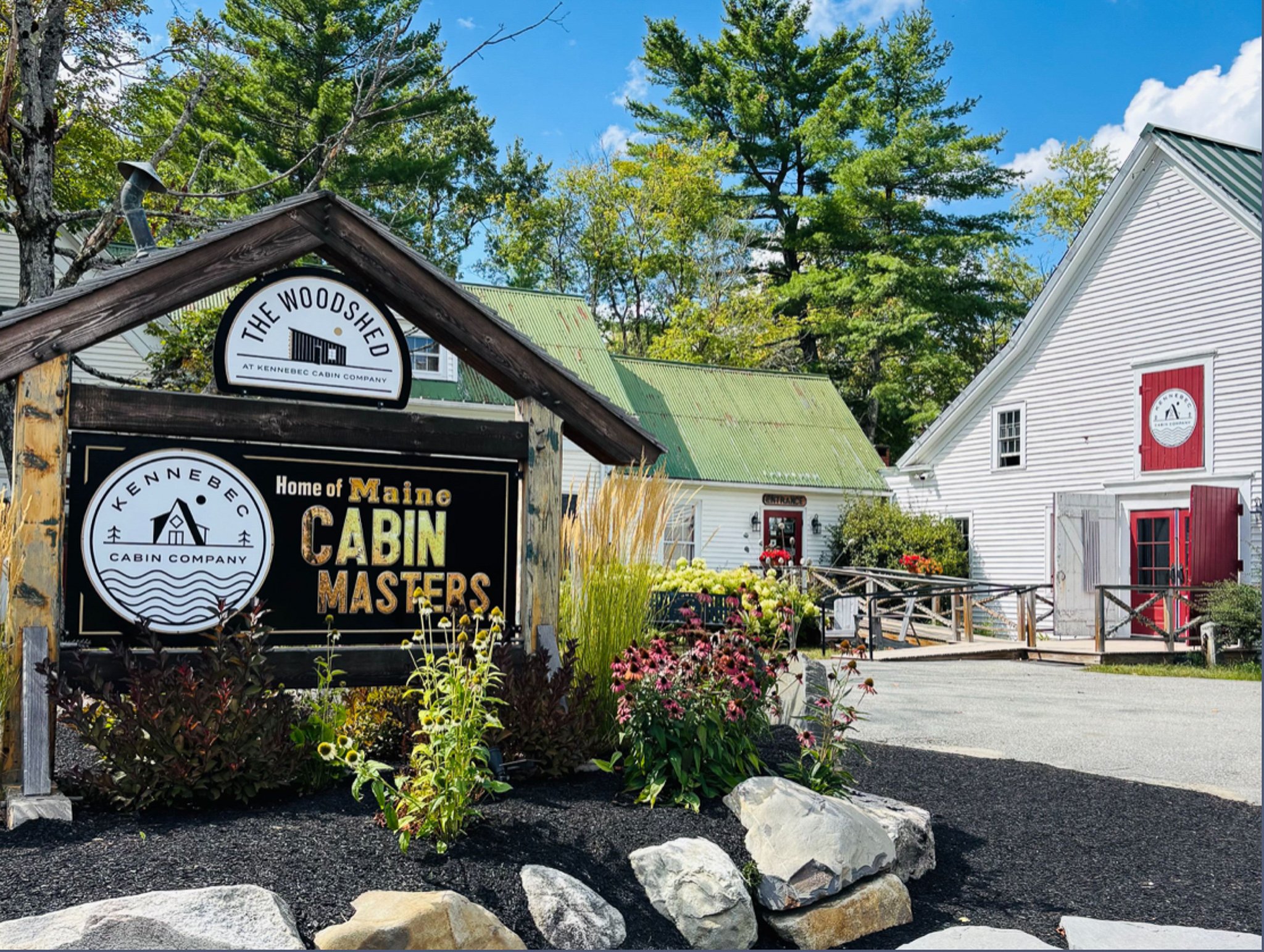 [75]  A visit to the "Woodshed" - home of the  Maine Cabin Masters   Manchester, ME