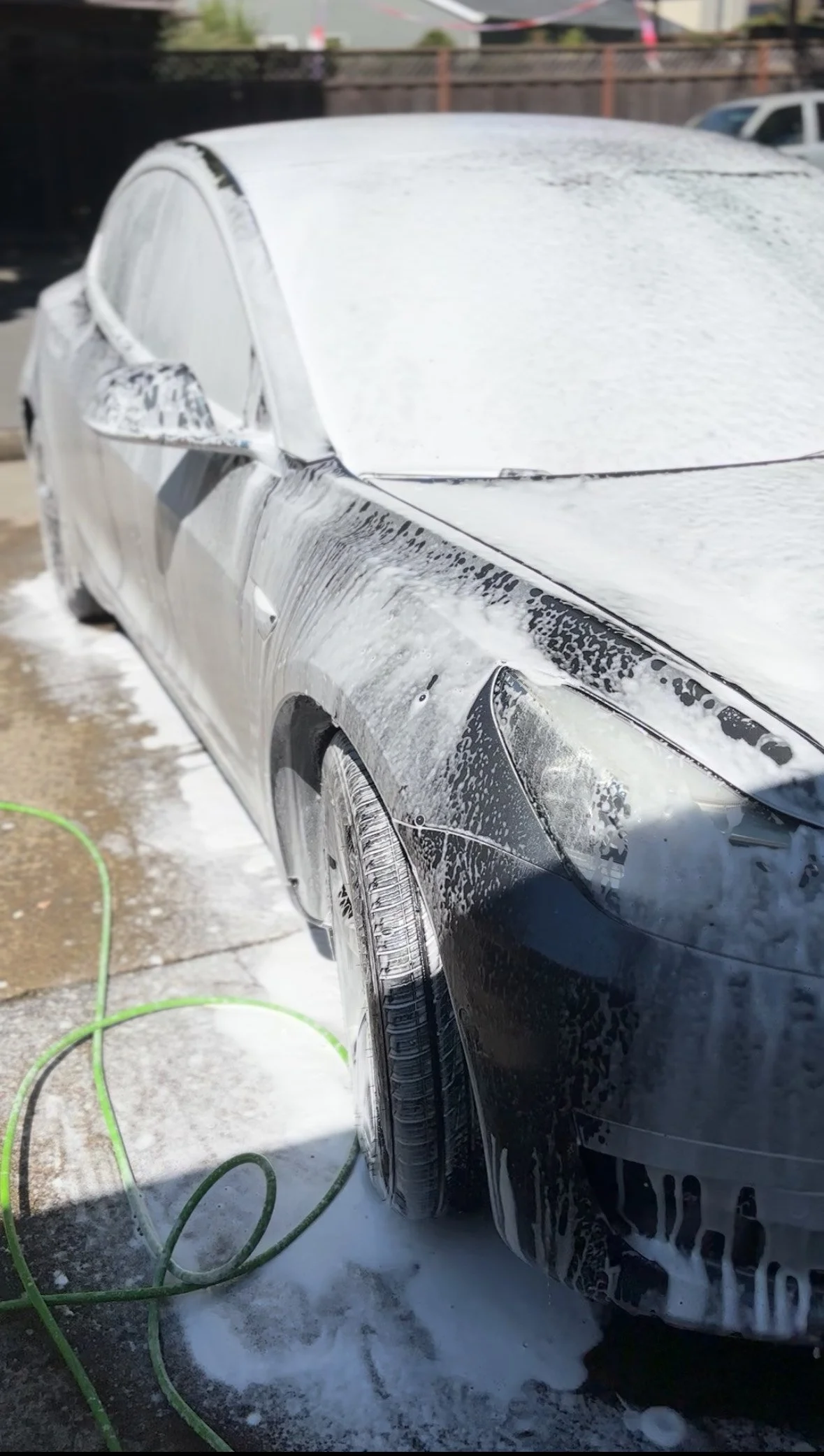 Ever wonder why we use foam cannons instead of a regular wash? At SM.AutoDetailing in San Mateo