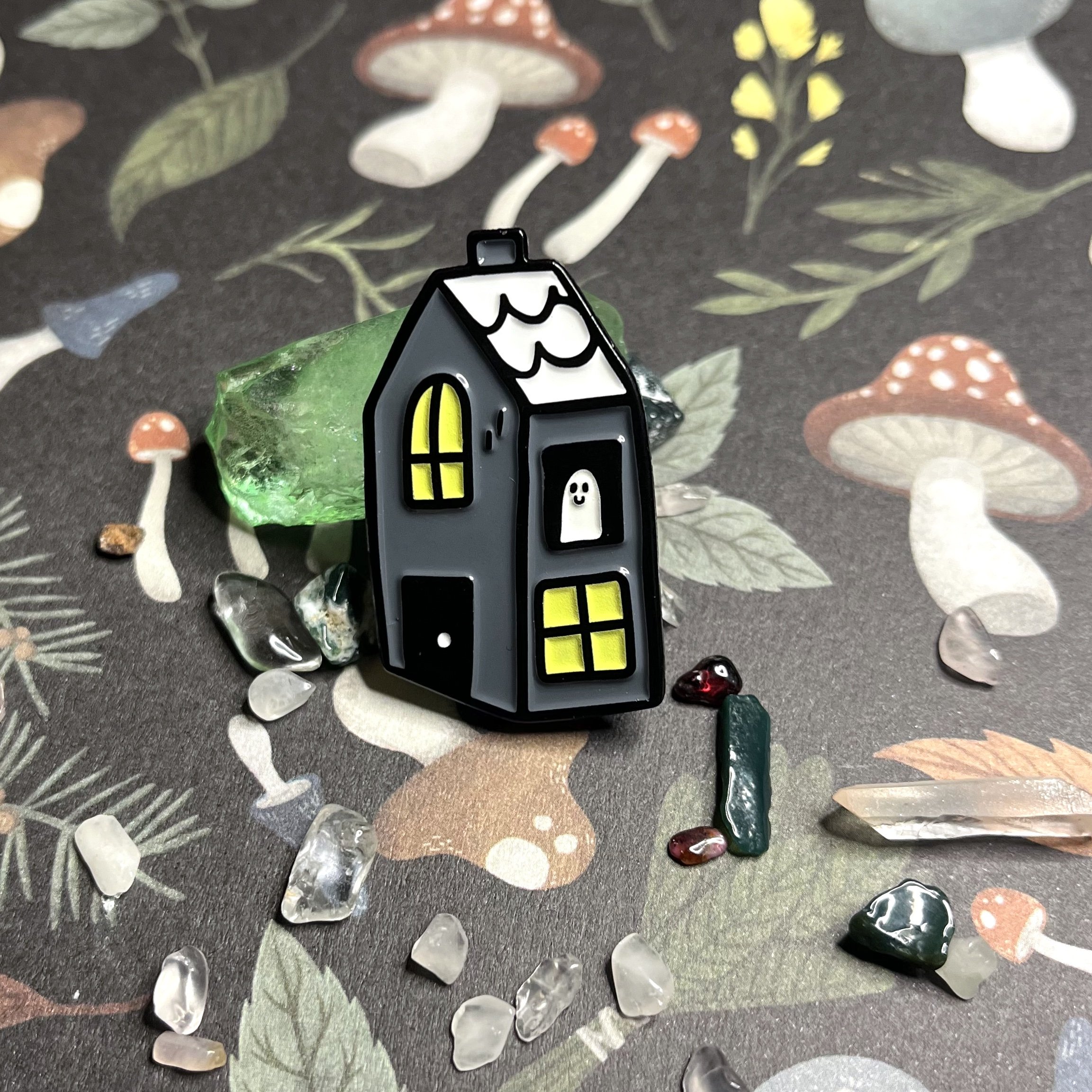 No Body's Home • Glow in the Dark Enamel Pin