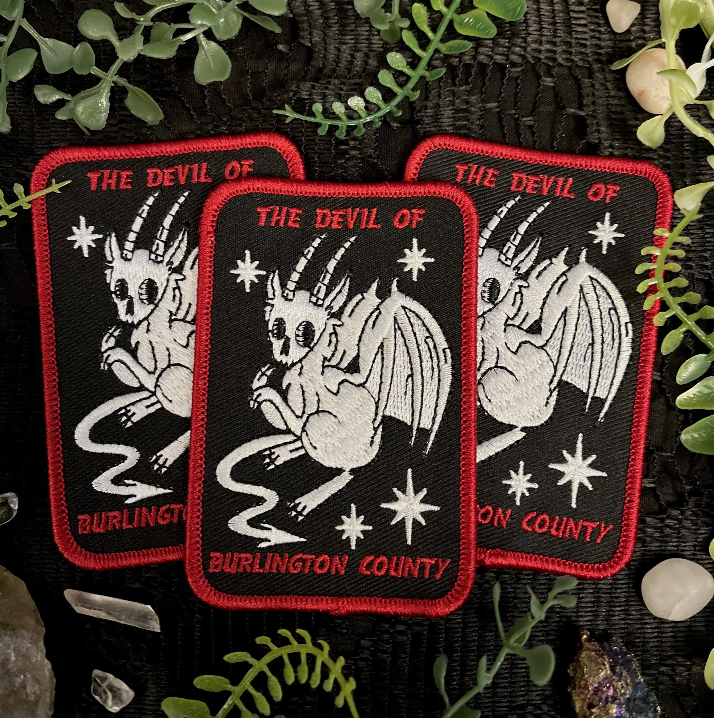 The Devil of Burlington County • Iron on Patch