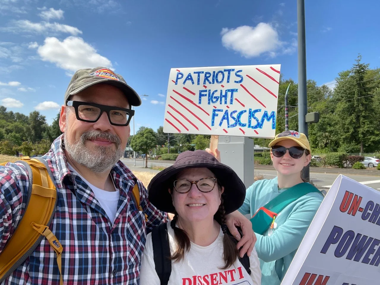 The next morning, on the march