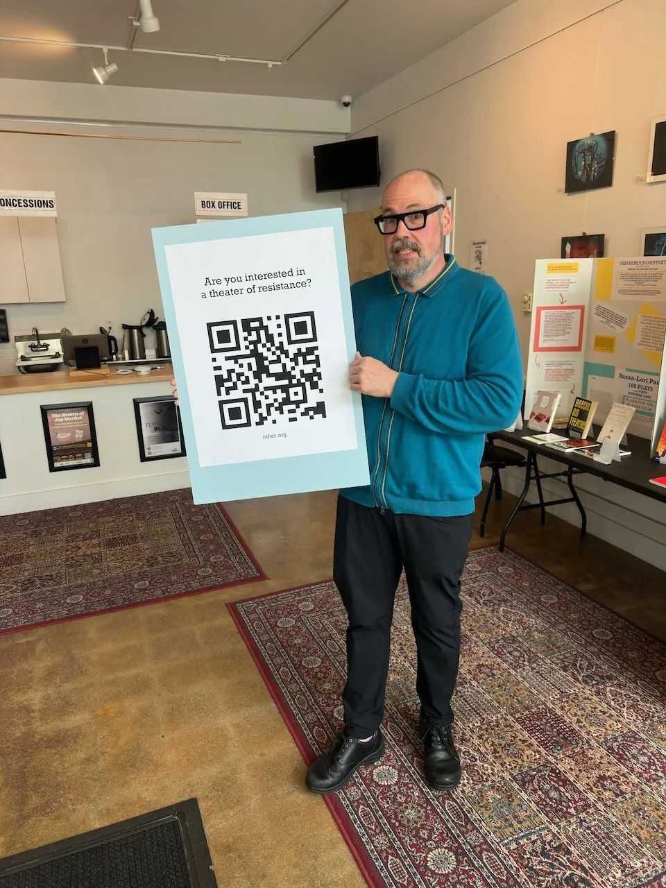 Would anyone like to scan my QR code?