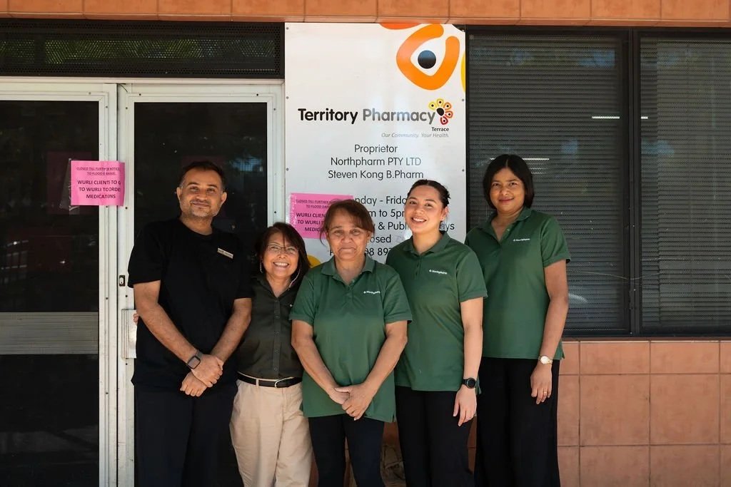 Terrace Team - Nimesh, Indi, Priscilla, Georgina and Shreemal