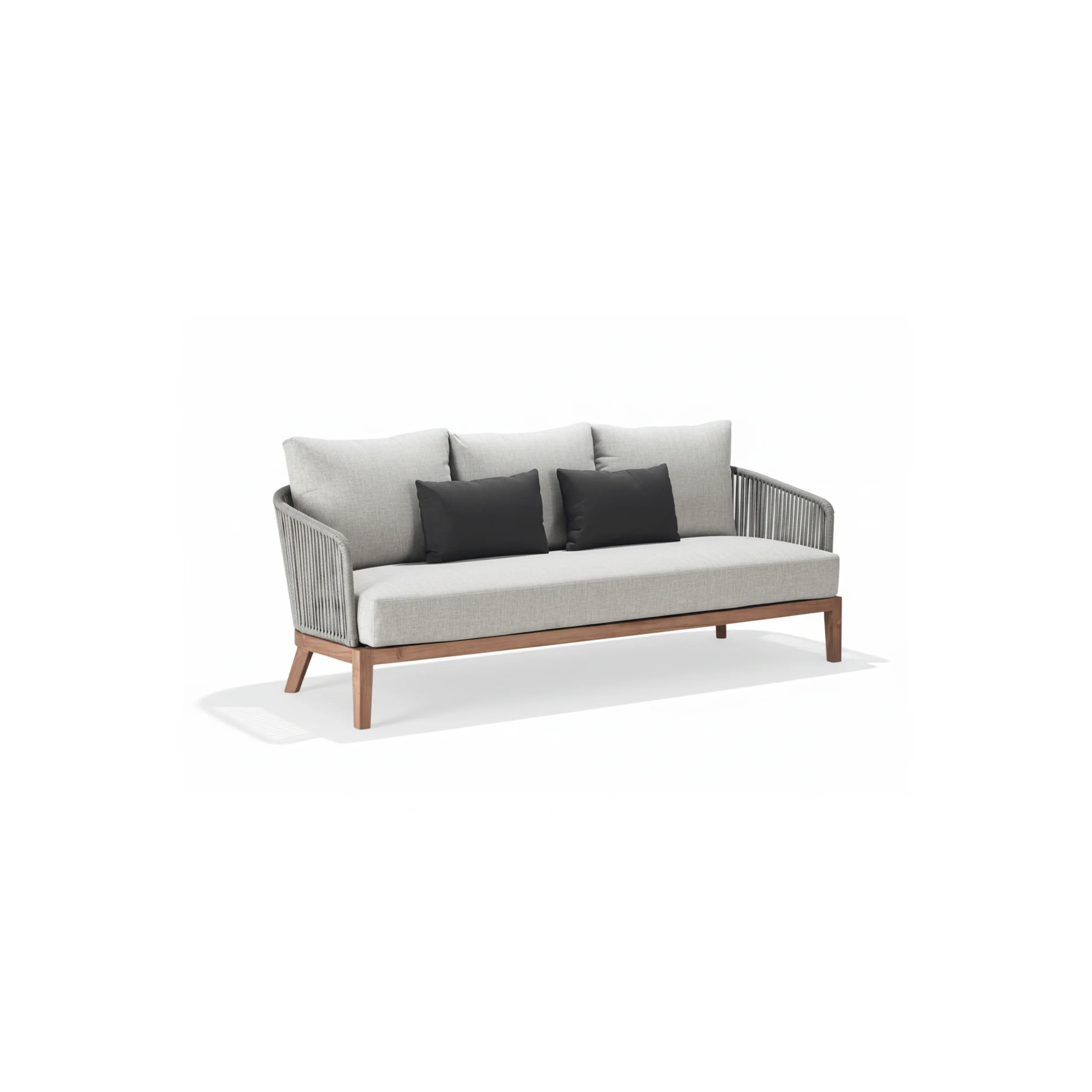 Mainz Wood Sofa — 3 Seater