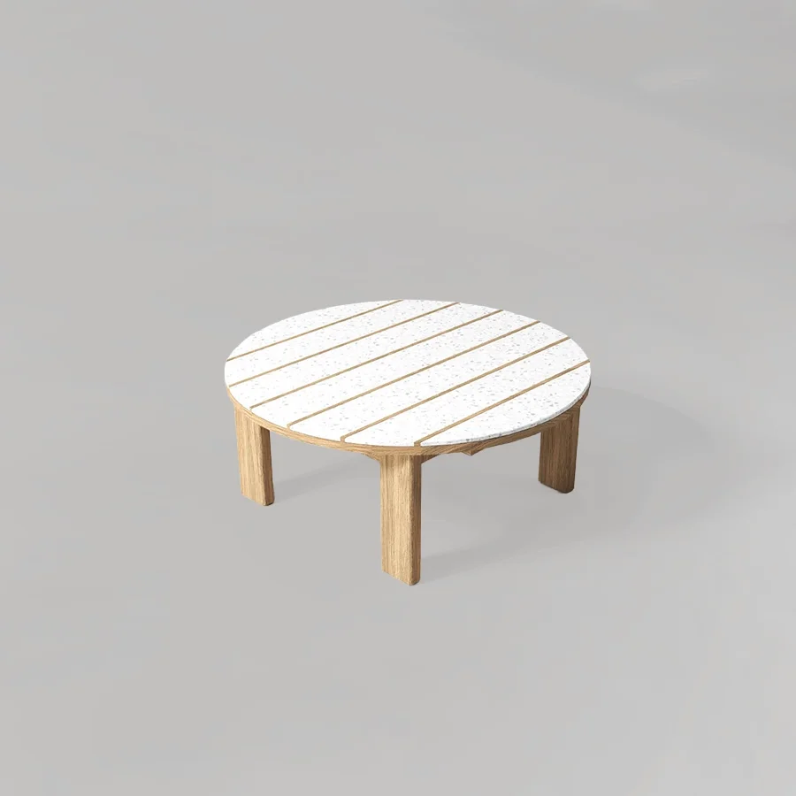 Arsa Round Coffee Table — Quadra Top Table