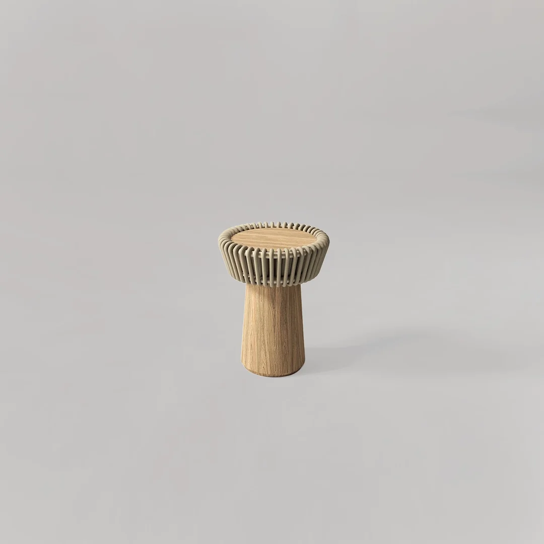 Line Round Side Table — Large