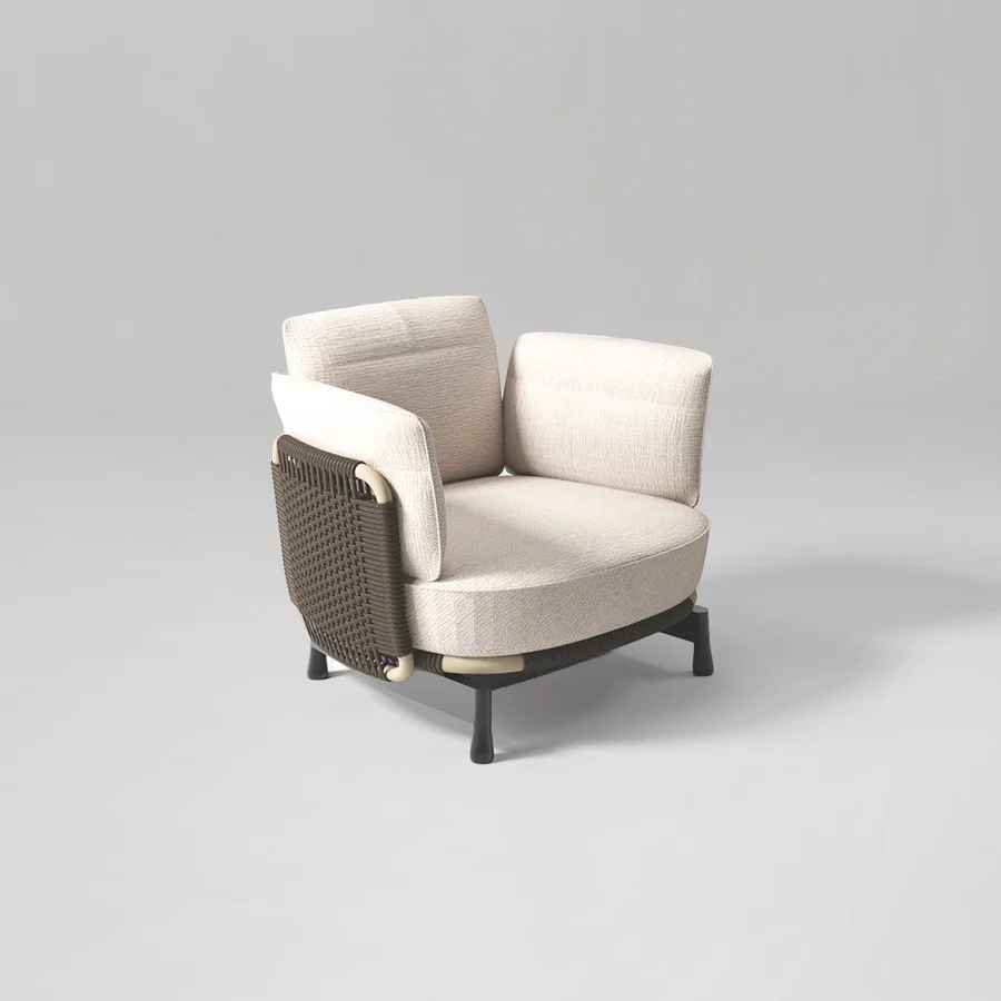 Bloom Armchair — Aluminum