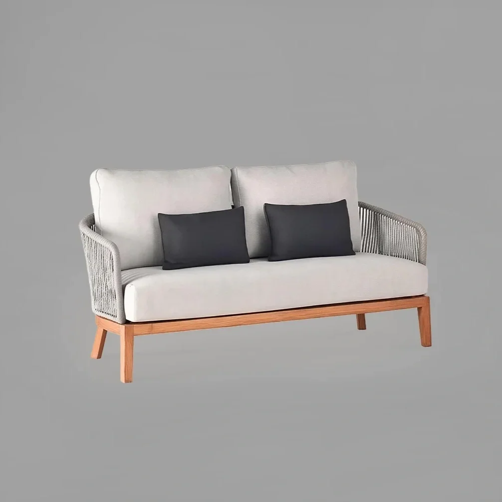 Mainz Wood Sofa 2 Seater