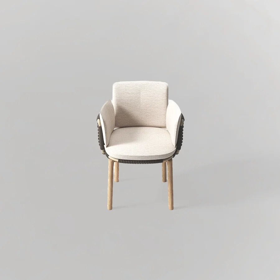 Bloom Dining Chair — Teak Wood