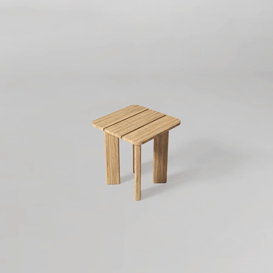 Arsa Side Table — Wood Top Table