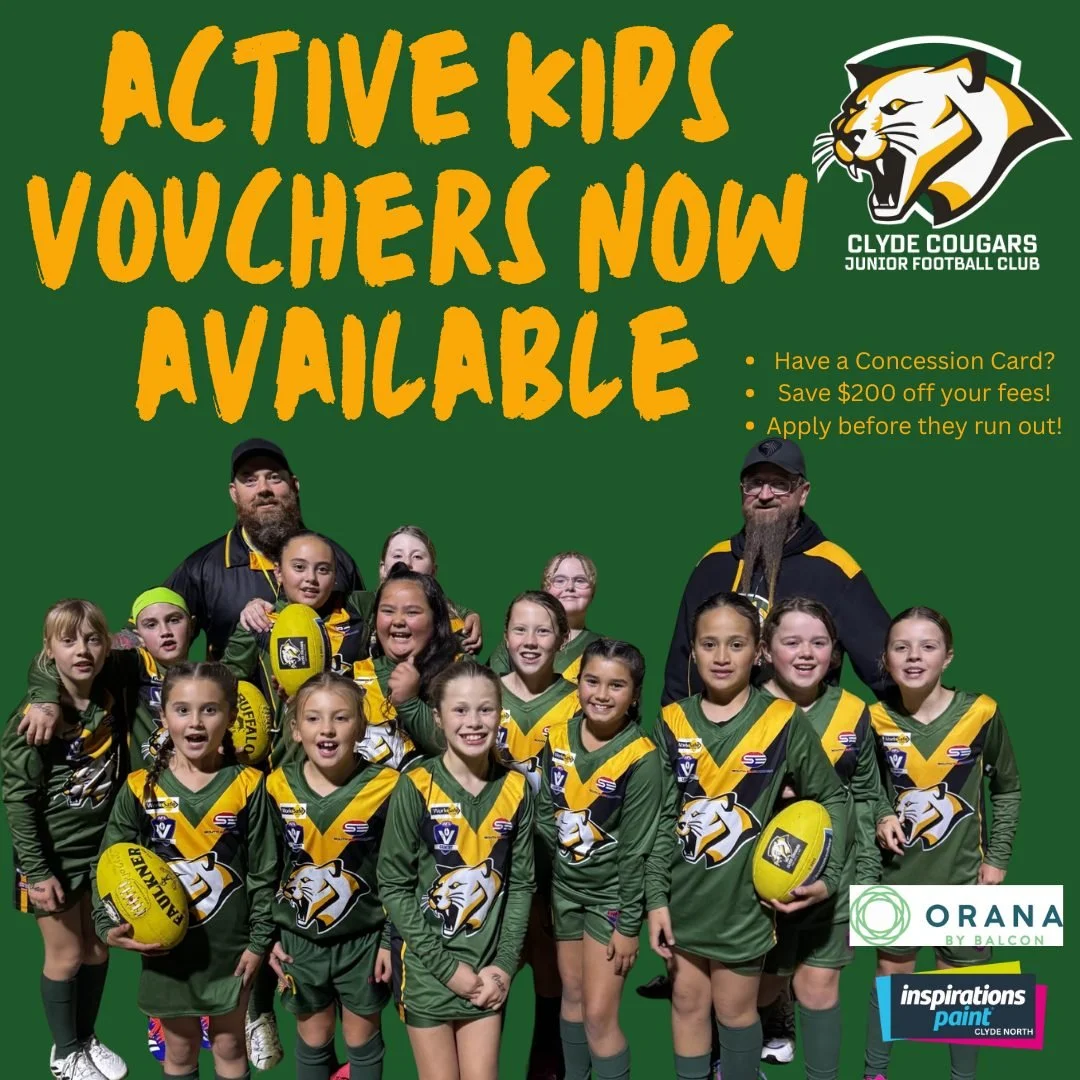 🎉 ACTIVE KIDS VOUCHERS ARE BACK! 🎉

Parents and carers &ndash; you can now apply for your Active Kids Vouchers to help cover the cost of your child&rsquo;s sport in 2025! 🙌

Each voucher gives a discount on registration fees &ndash; making it easi