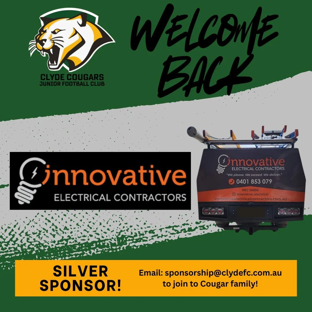 ⚡️🔌 Welcome back, Innovative Electrical Contractors! 🔌⚡️

We&rsquo;re thrilled to announce that @innovative_electrical are returning as a Silver Sponsor of our club for 2026. Having supported us before, we know they get what community sport and gra