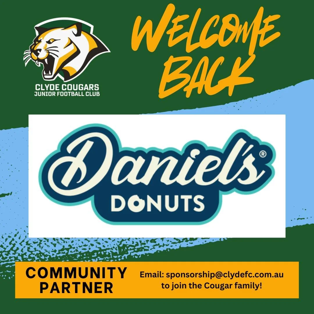 💚💛 WELCOME BACK DANIEL&rsquo;S DONUTS 💛💚

We&rsquo;re excited to welcome back @danielsdonutscranbourne1 as a Community Partner for the 2026 season! 🍩

Once again, they&rsquo;ll be supplying our weekly awards, giving our players something extra t