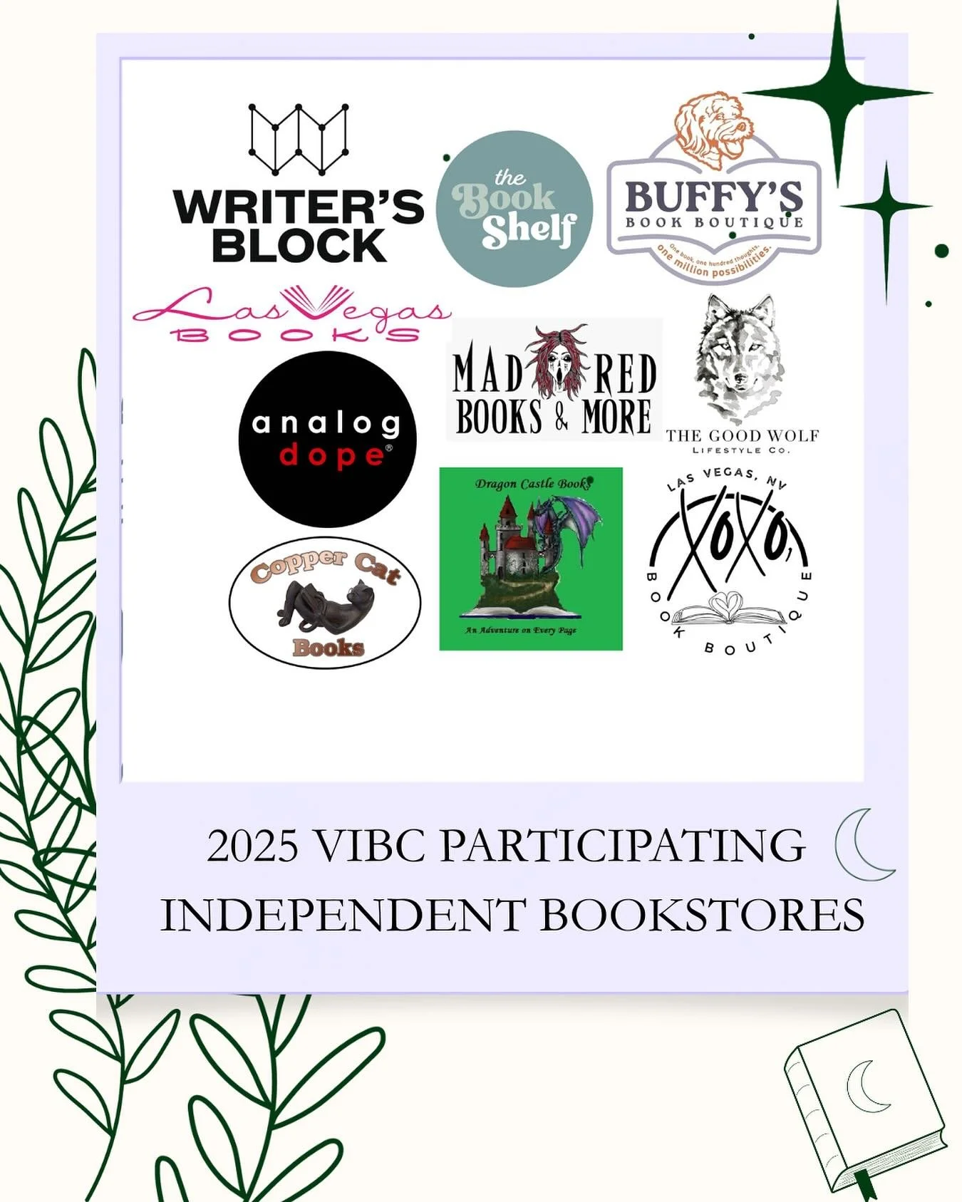Hello fellow book besties! 📖✨
We have our UPDATED AND FINALIZED indie bookstore line up for our inaugural Vegas Indie Book Crawl 2025!
&bull;
We have 10 incredible small businesses that have partnered with us to bring YOU the best books in the Vegas