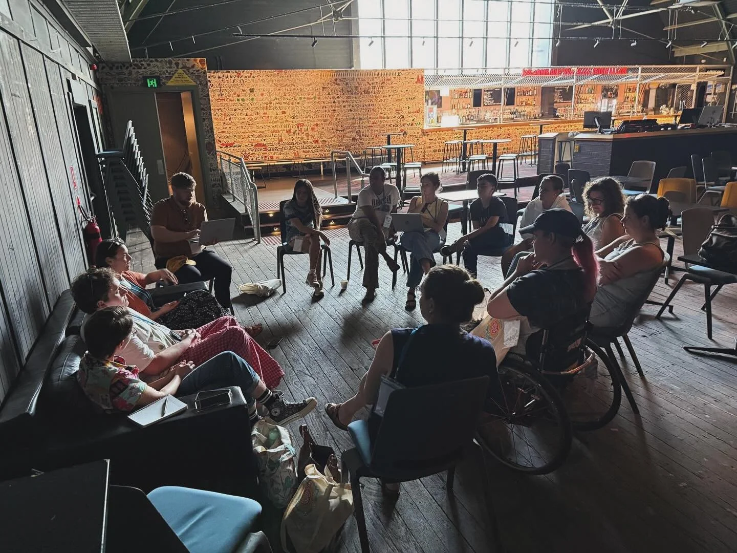 It&rsquo;s not all fun and games here team. Deep run through to prep, ask questions and connect before speaking on the panel tomorrow. @weareuniting @bongilbongilyouthcollective @changefestau