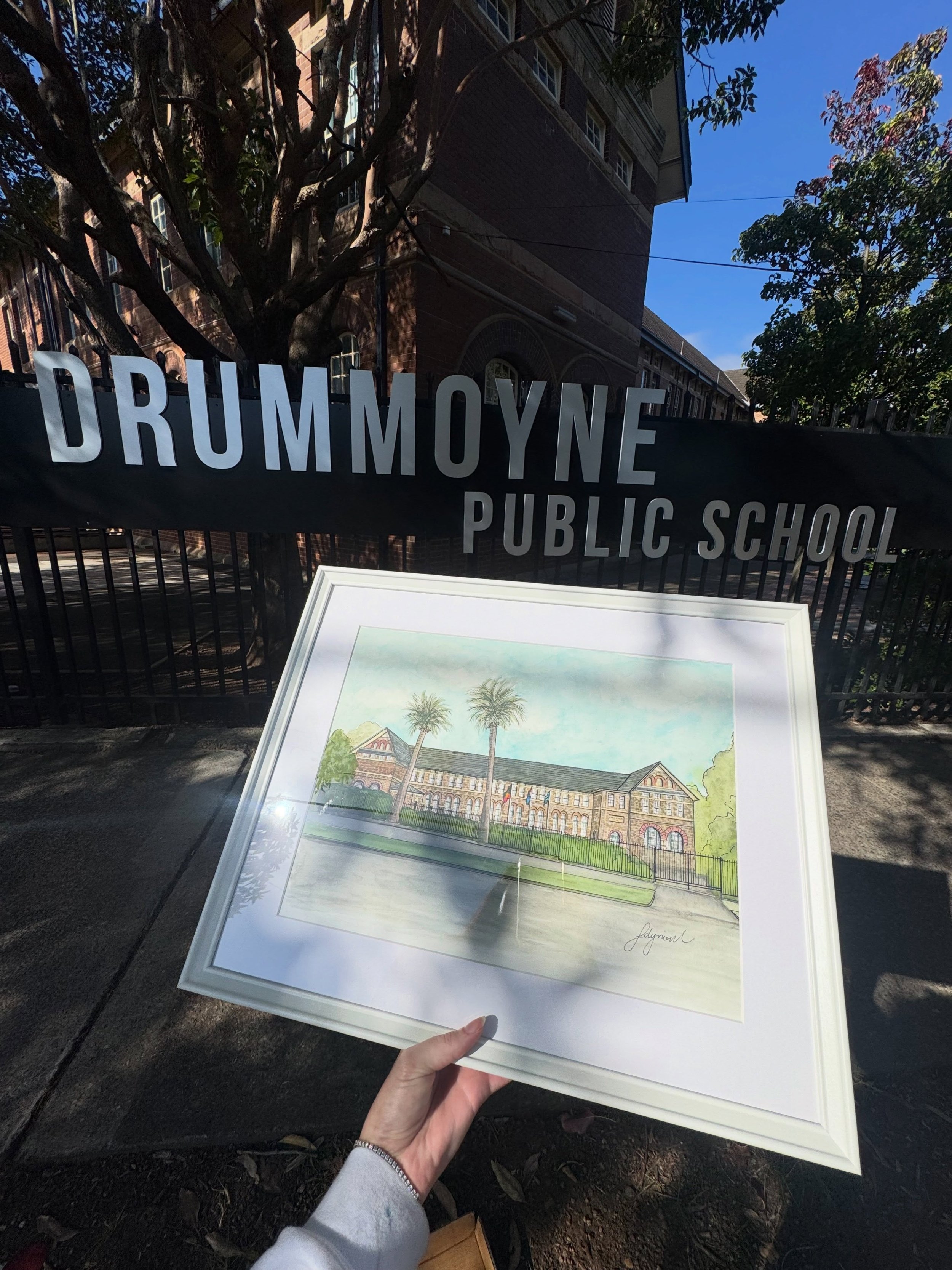 Thankyou Drummoyne Public for commissioning me! ☺️ #watercolour #building #portrait #houseportrait
