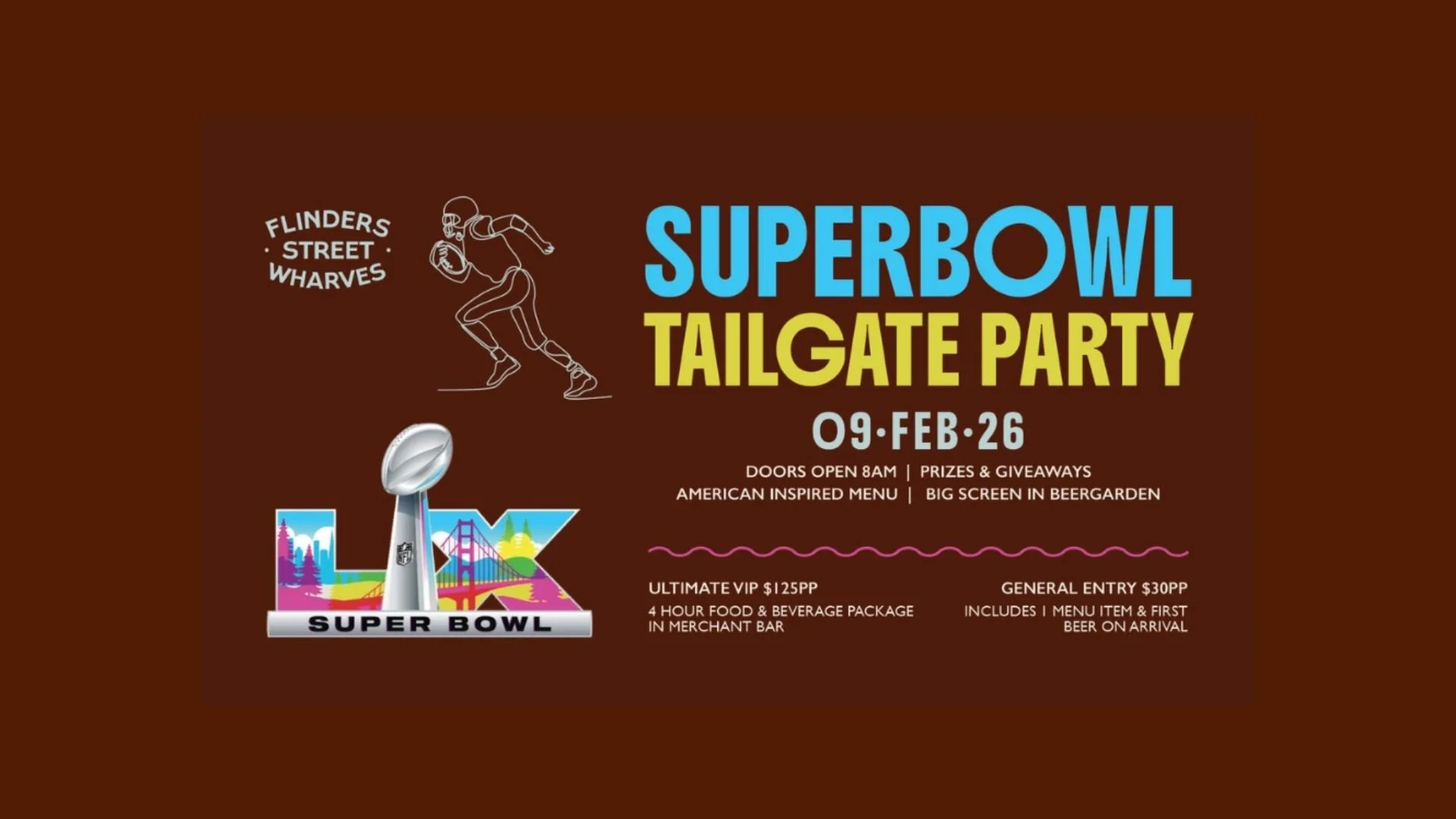 SUPER BOWL TAILGATE PARTY