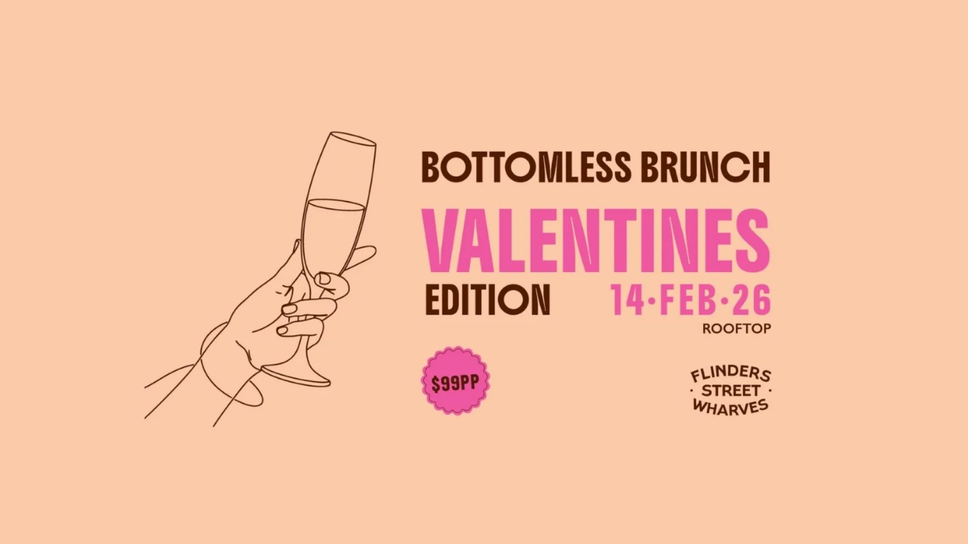 BOTTOMLESS BRUNCH VALENTINES DAY