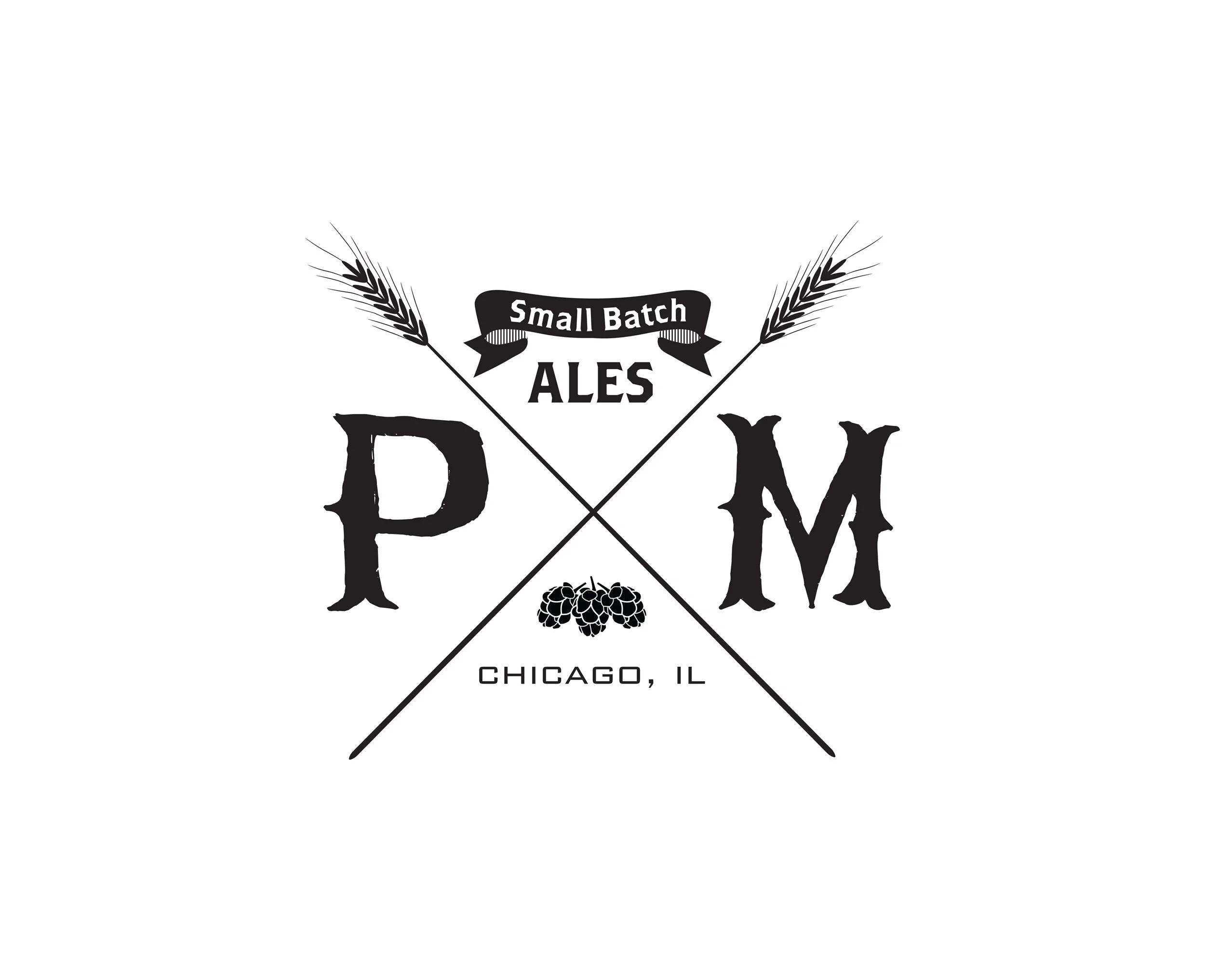 Logo for nano brewery PM Ales