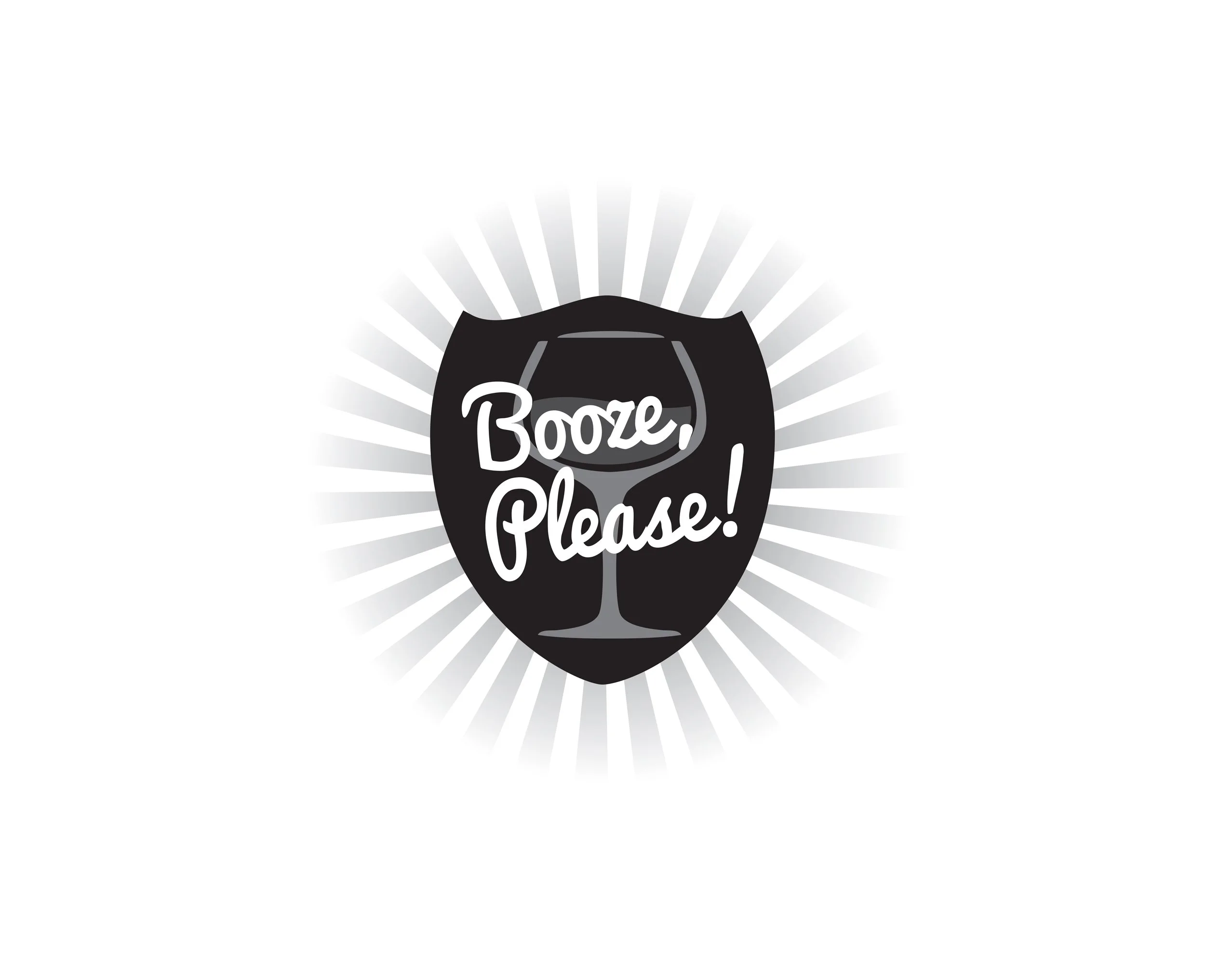 Logo for the Booze, Please! podcast