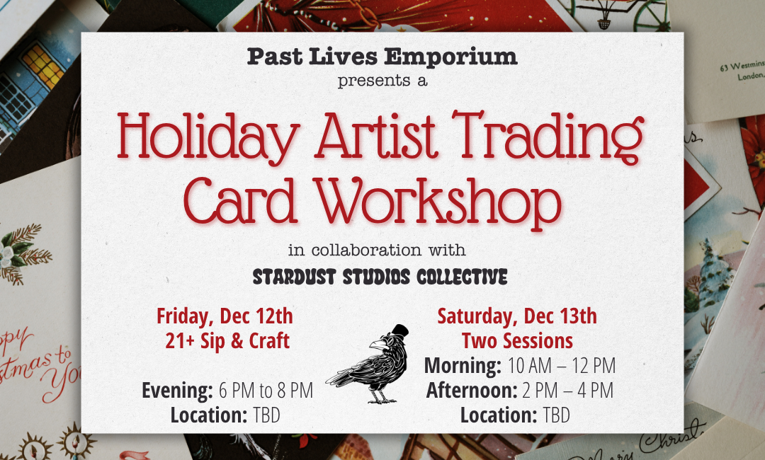 Holiday ATC Workshop – Vintage Ephemera Craft Saturday Sessions