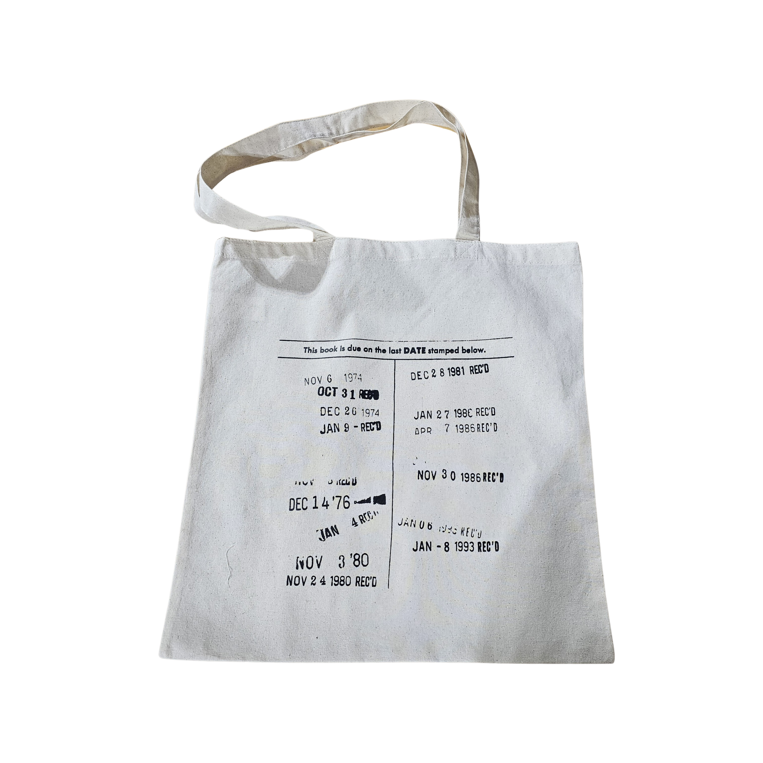 LIBRARY CARD - TOTE