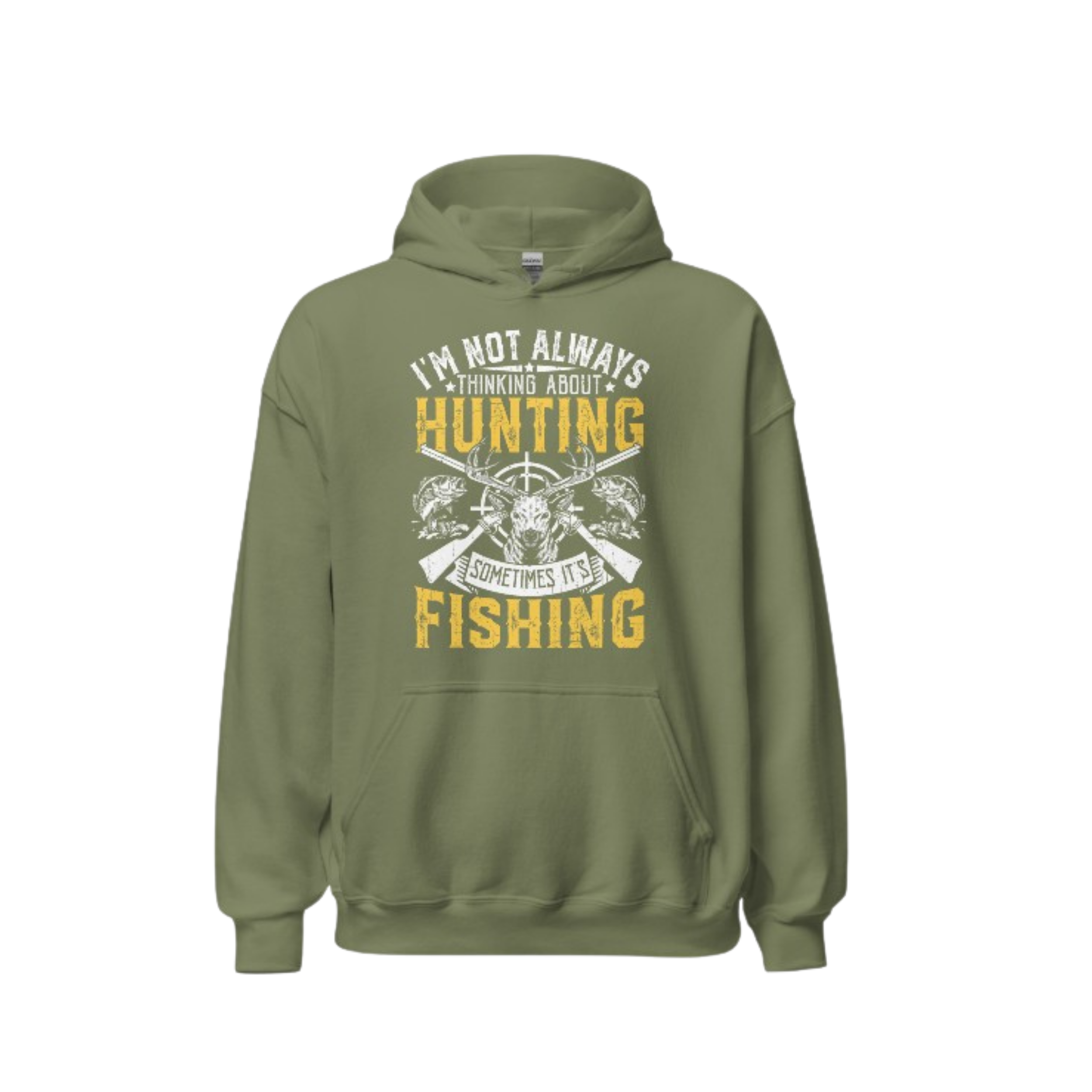 NOT ALWAYS HUNTING_GREEN_HOODIE.png