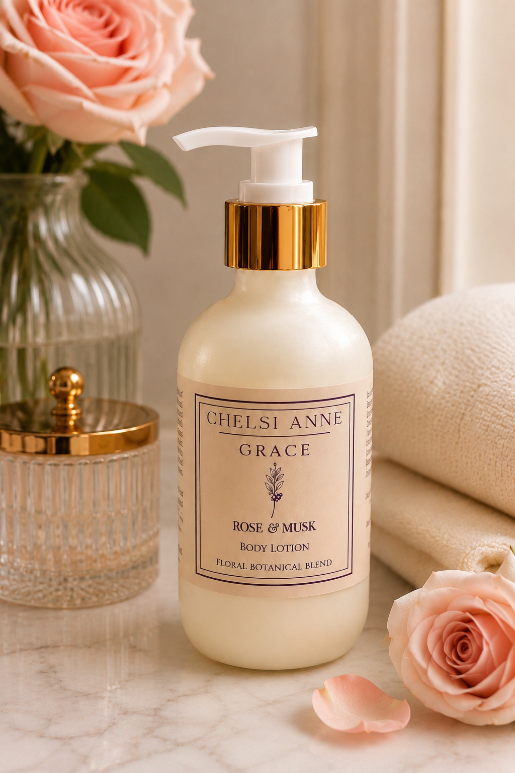 Grace - Rose, Sandalwood, Soft Musk & Cashmere Body Lotion