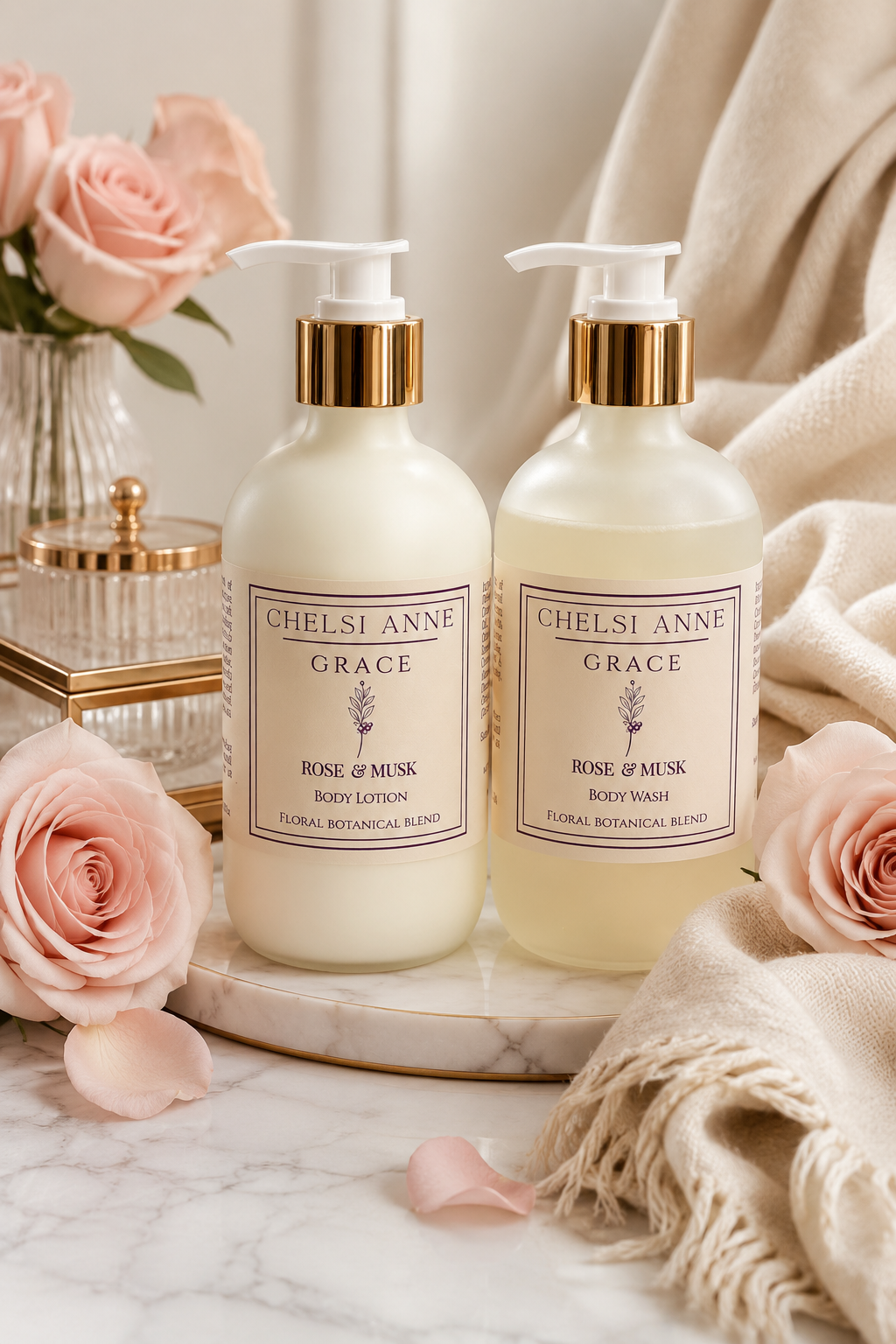 Grace - Natural Plant Derived Body Wash and Lotion