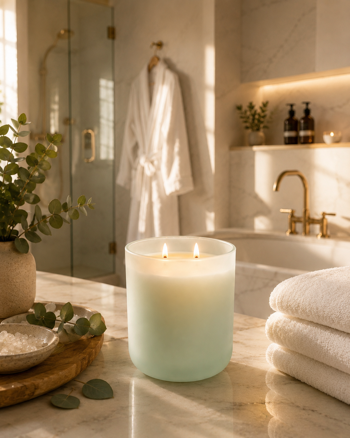 Peace - Lavender, Eucalyptus, Mint Spa Candle, Chelsi Anne