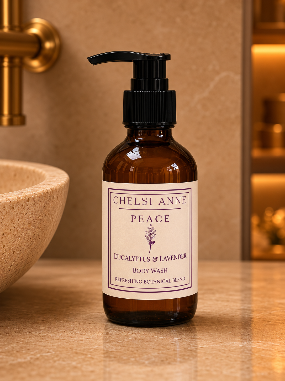 Peace Body Wash - Lavender, Eucalyptus, Mint