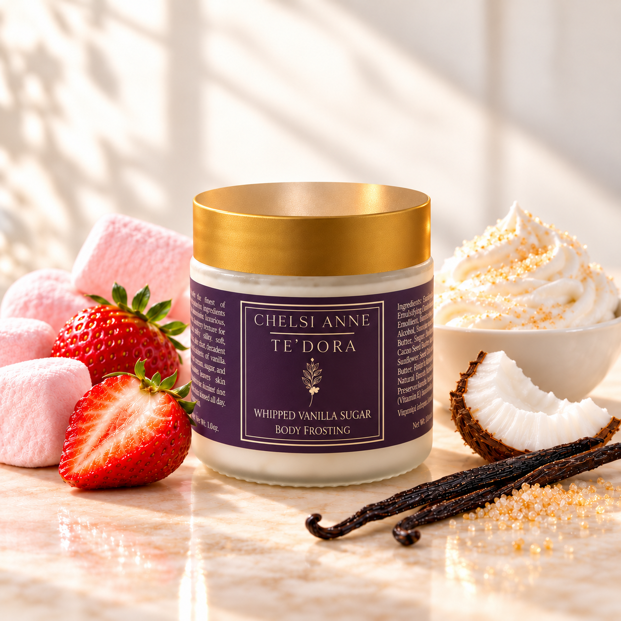 Te'Dora Warm Vanilla Sugar Body Frosting