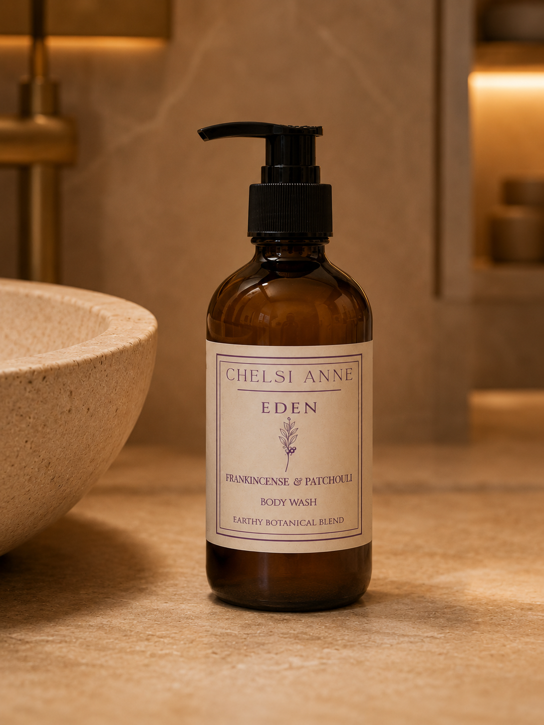 Eden Body Wash - Frankincense, Cedarwood, Lemon & Patchouli