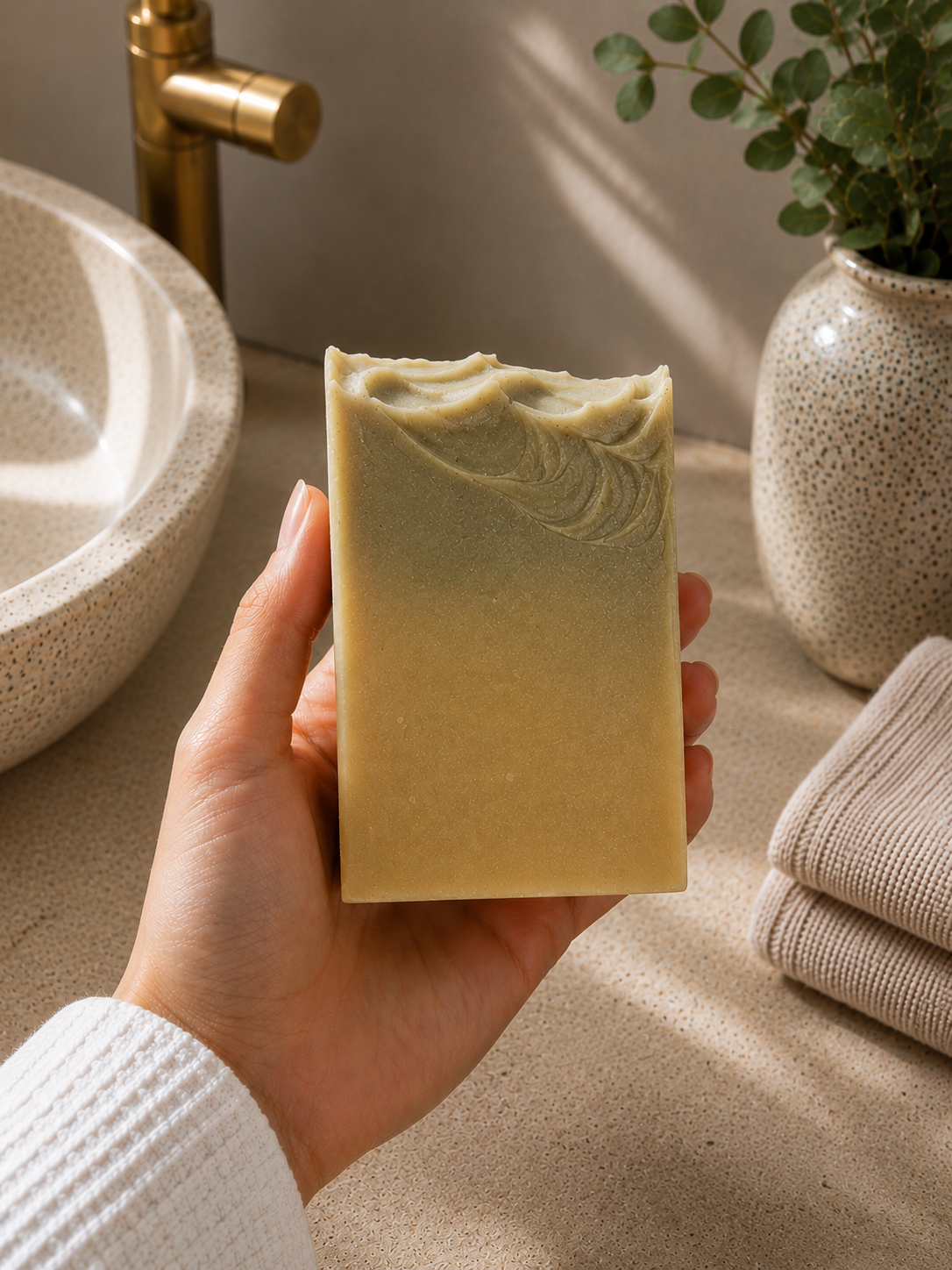 Eden - Lathering bar soap with Frankincense, Cedarwood and Patchouli Scented