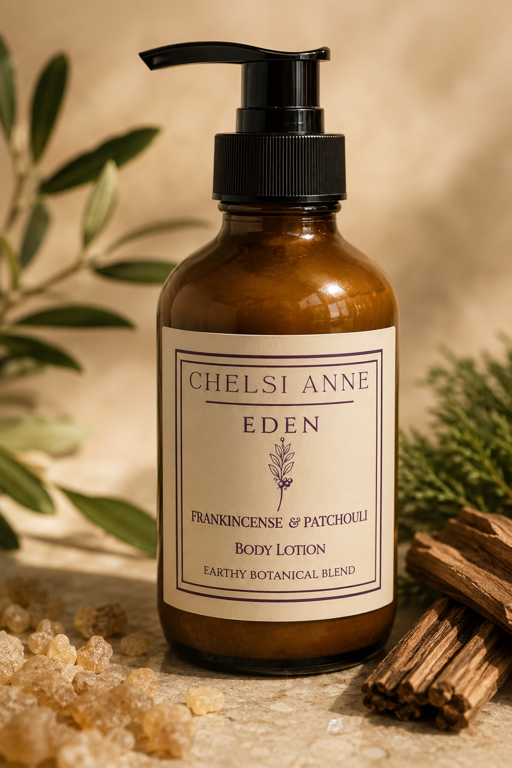 Eden Body Lotion - Frankincense, Cedarwood & Patchouli