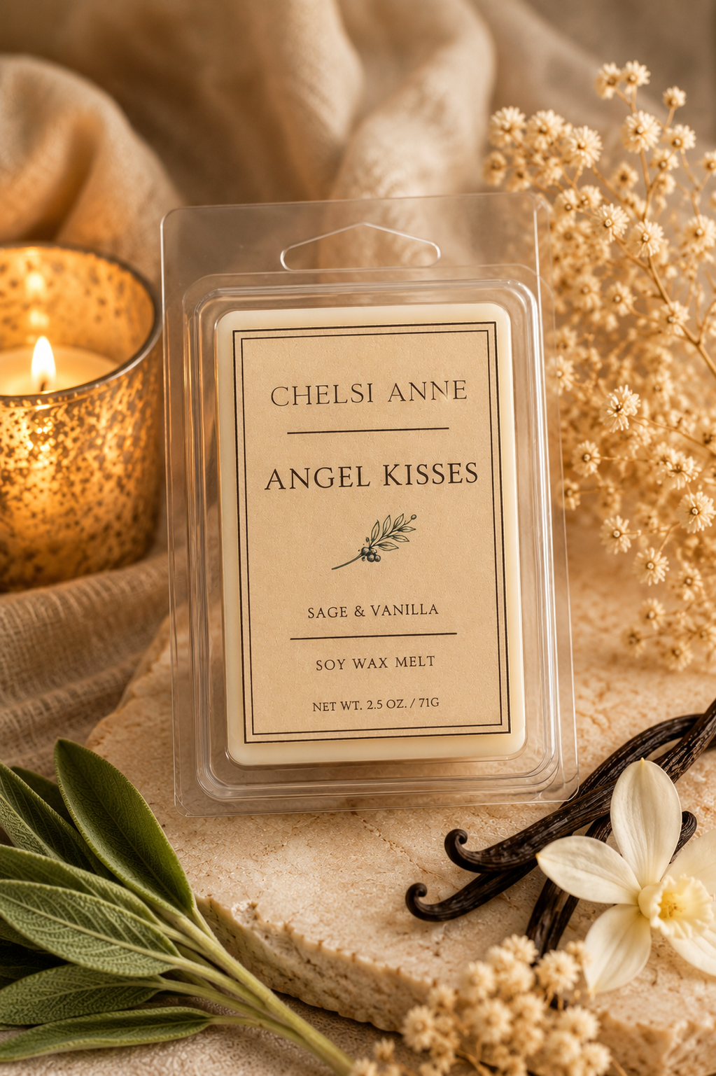 Angel Kisses - Sage & Warm Vanilla