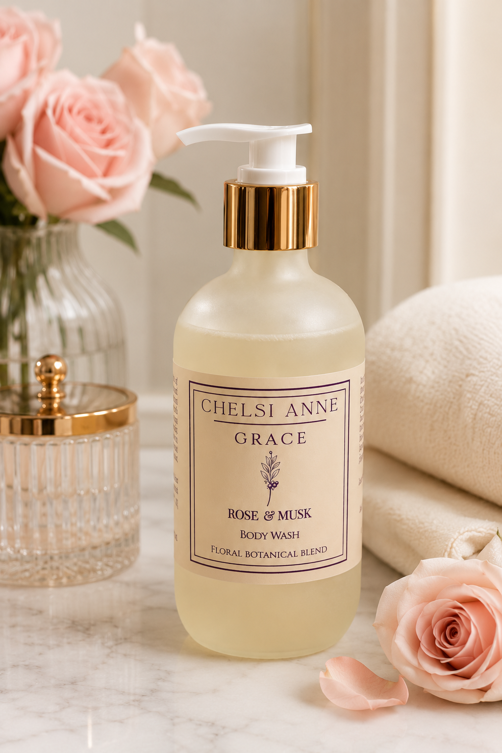 Grace - Rose, Sandalwood, Soft Musk & Cashmere Body Wash