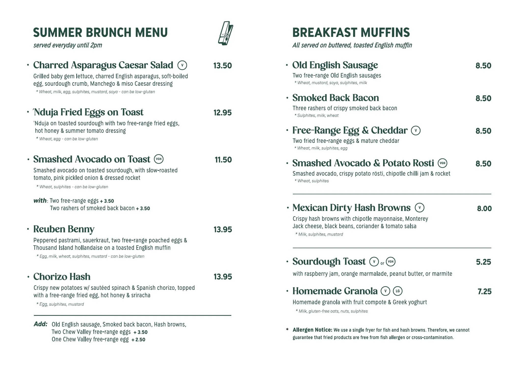 Peggy's Brunch - Summer 2026