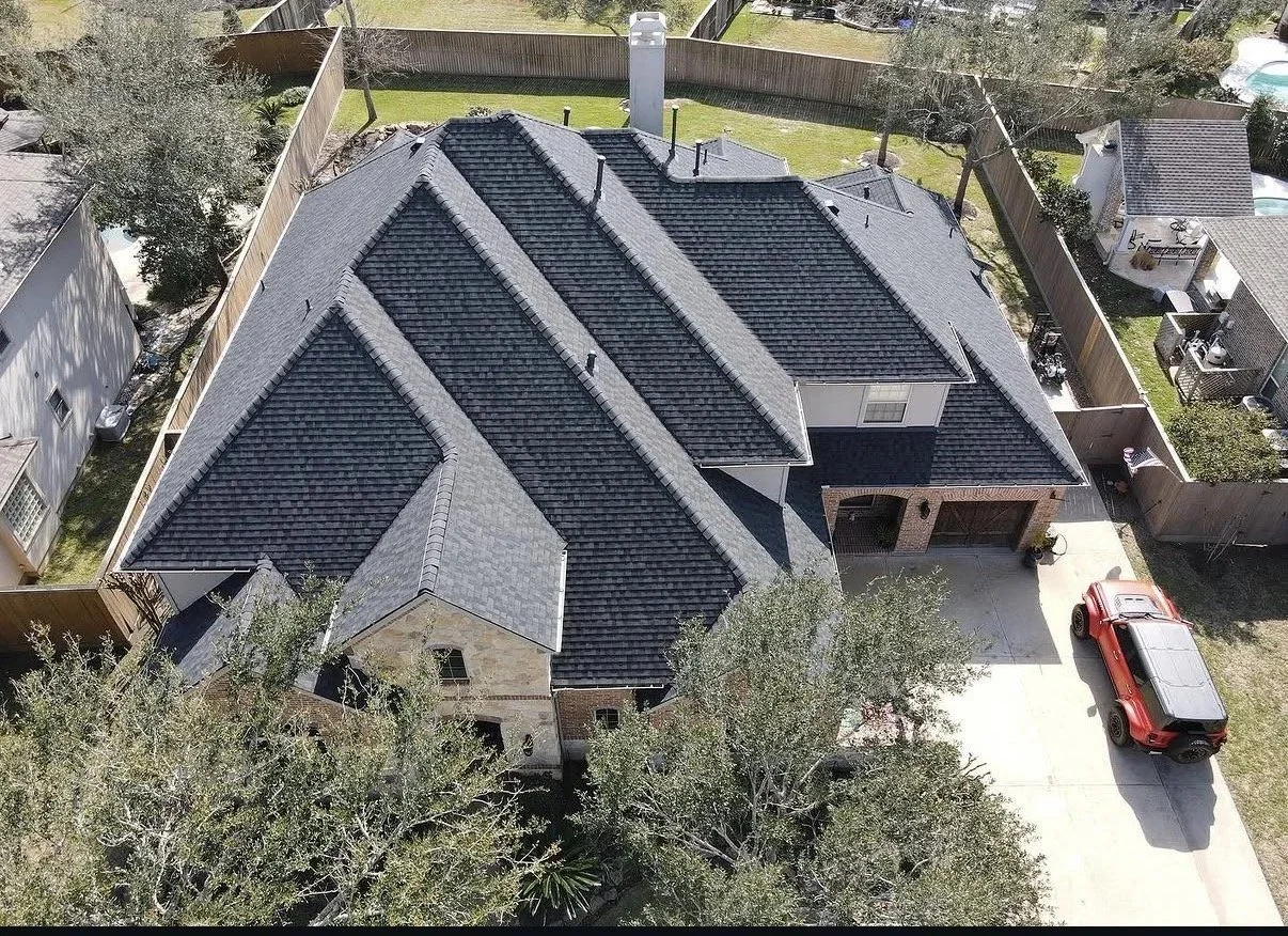 Completed Cypress roof replacement with Owens Corning Duration shingles by Apex Roofing Solutions.