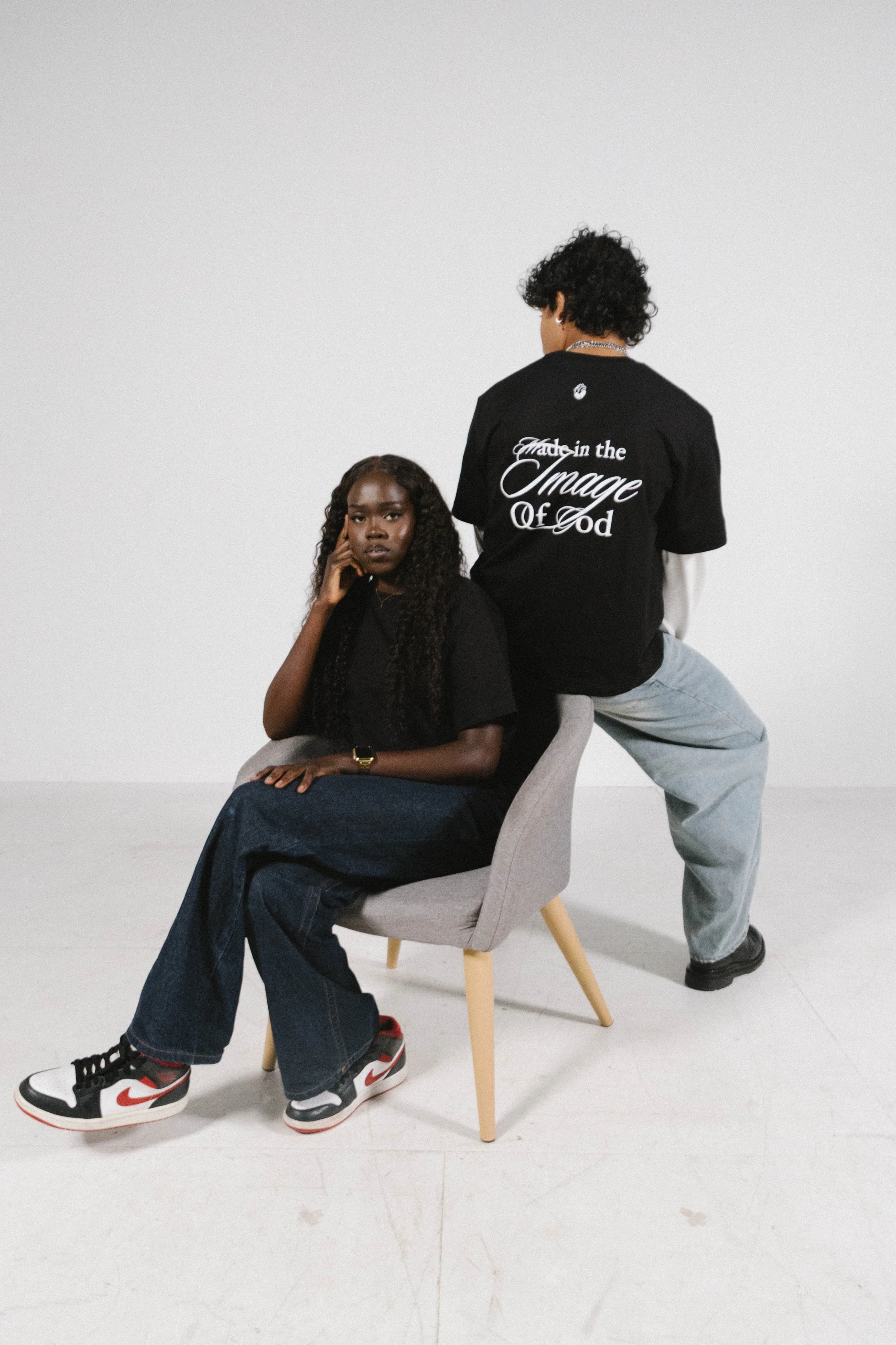 IMAGO DEI - BLACK BOXY TEE