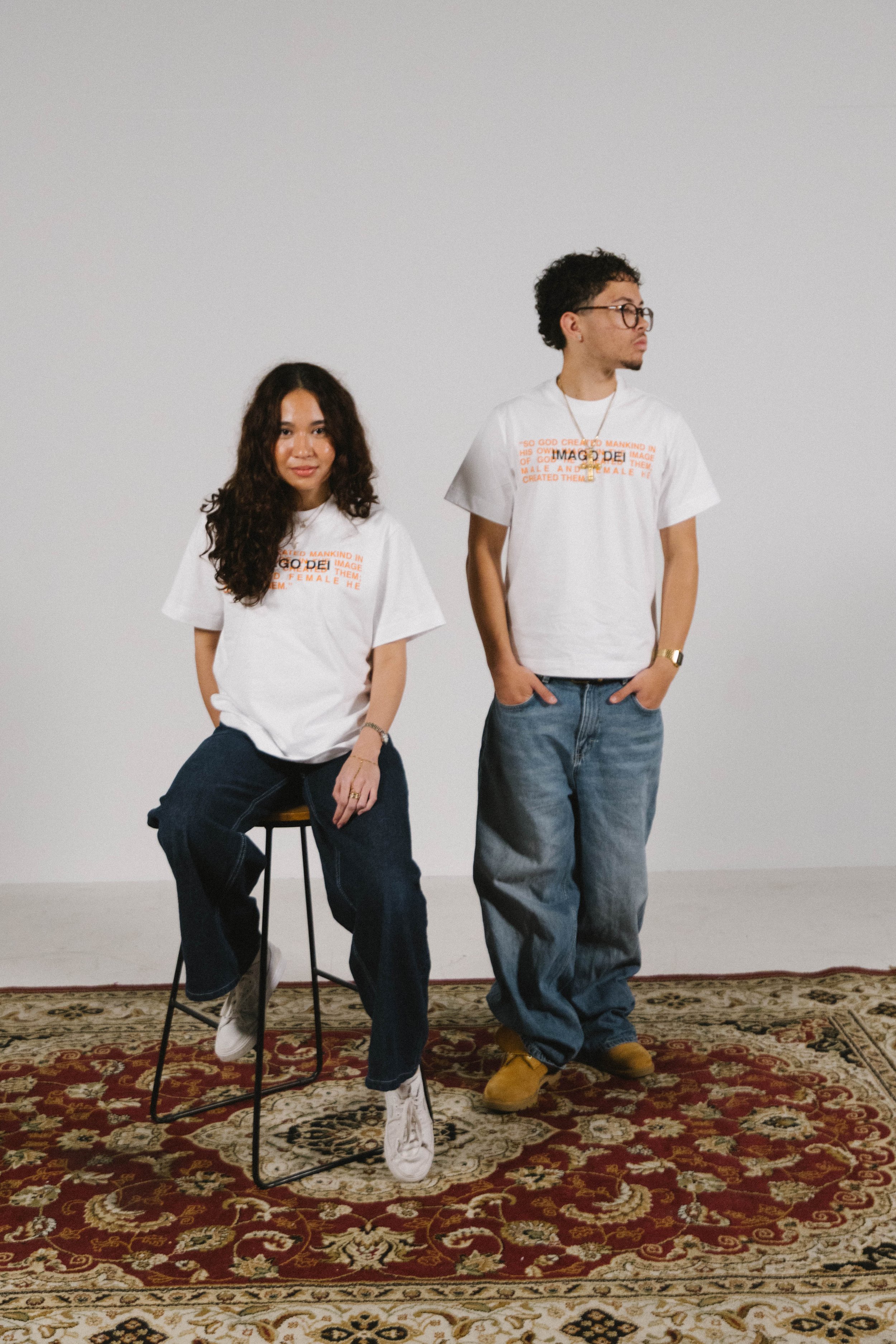 IMAGO DEI - WHITE BOXY TEE