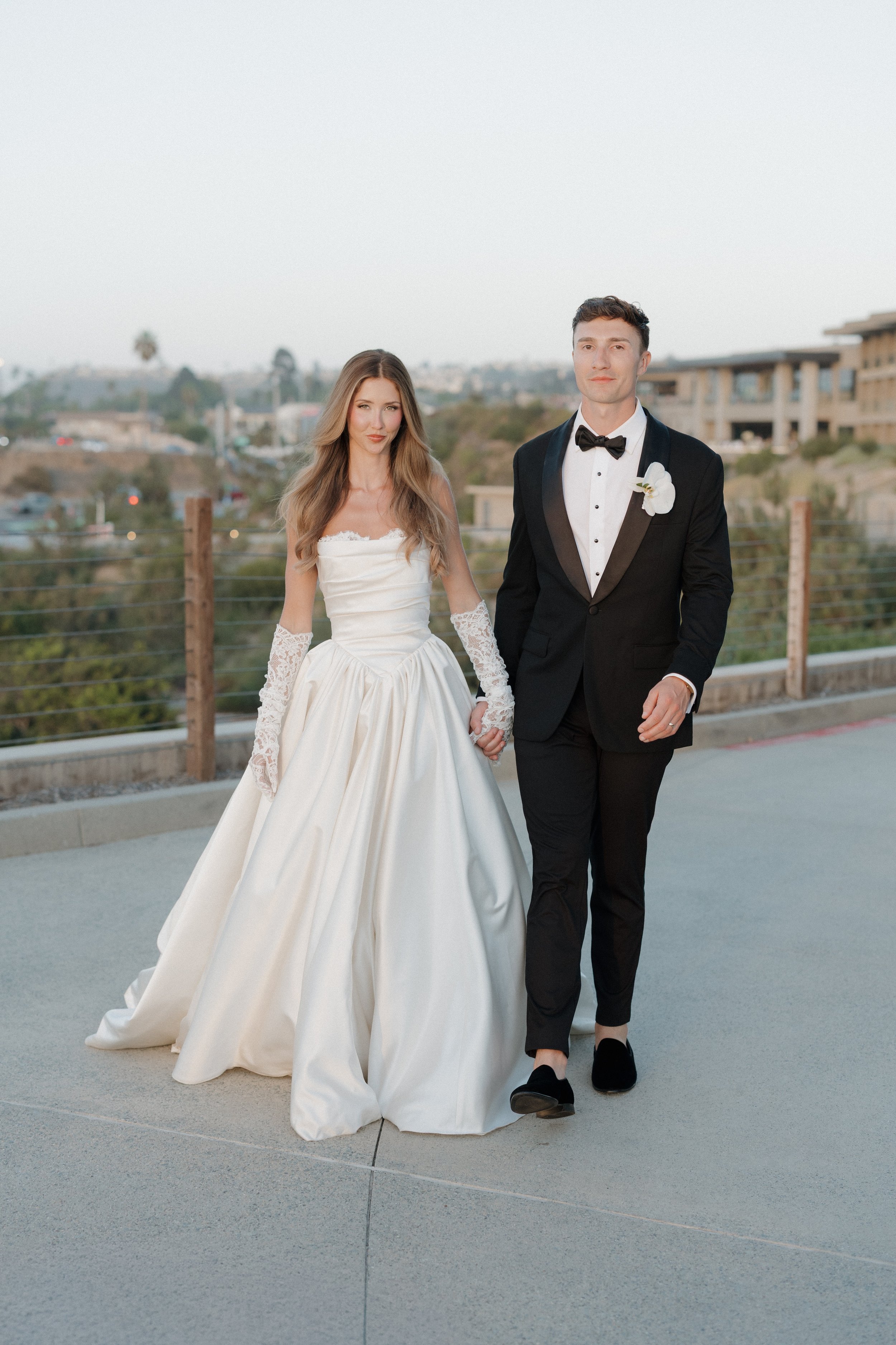 Bride and Groom Portraits at Alila Marea Wedding in Encintas, California