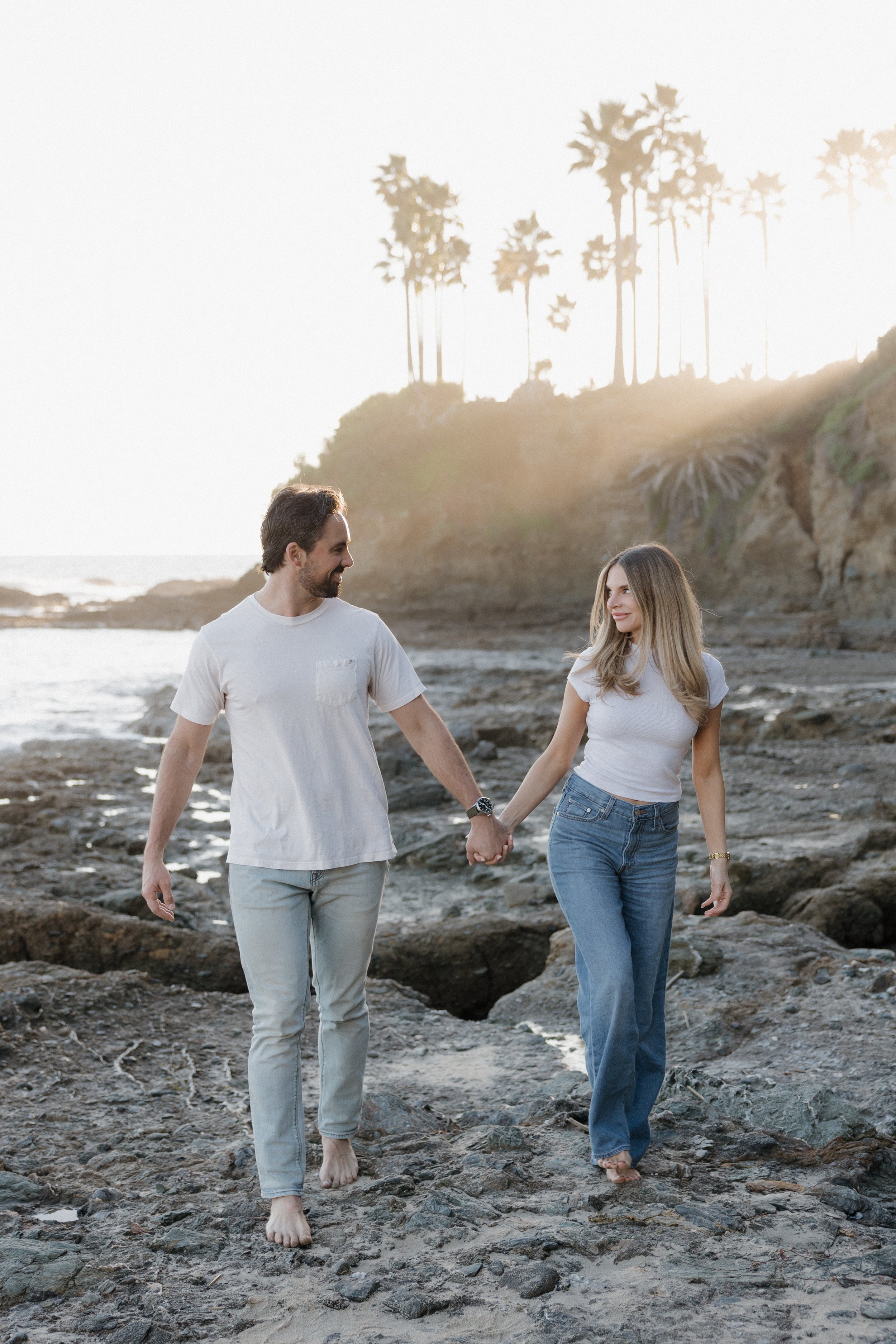 engagement photos in laguna beach 