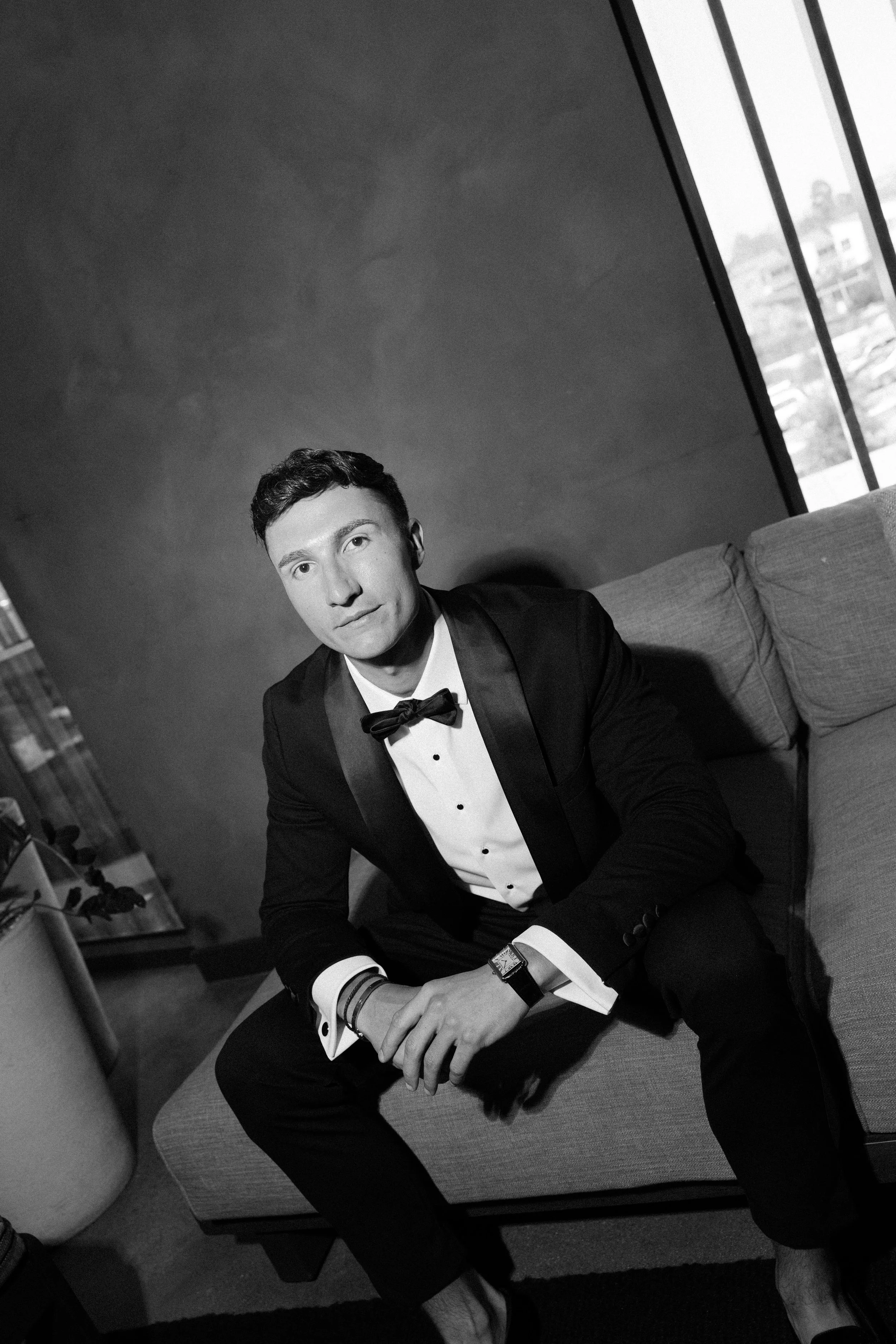 Groom Portraits at Alila Marea in Encintas, California