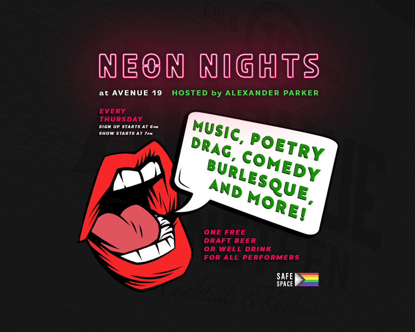 Neon Nights at Avenue 19