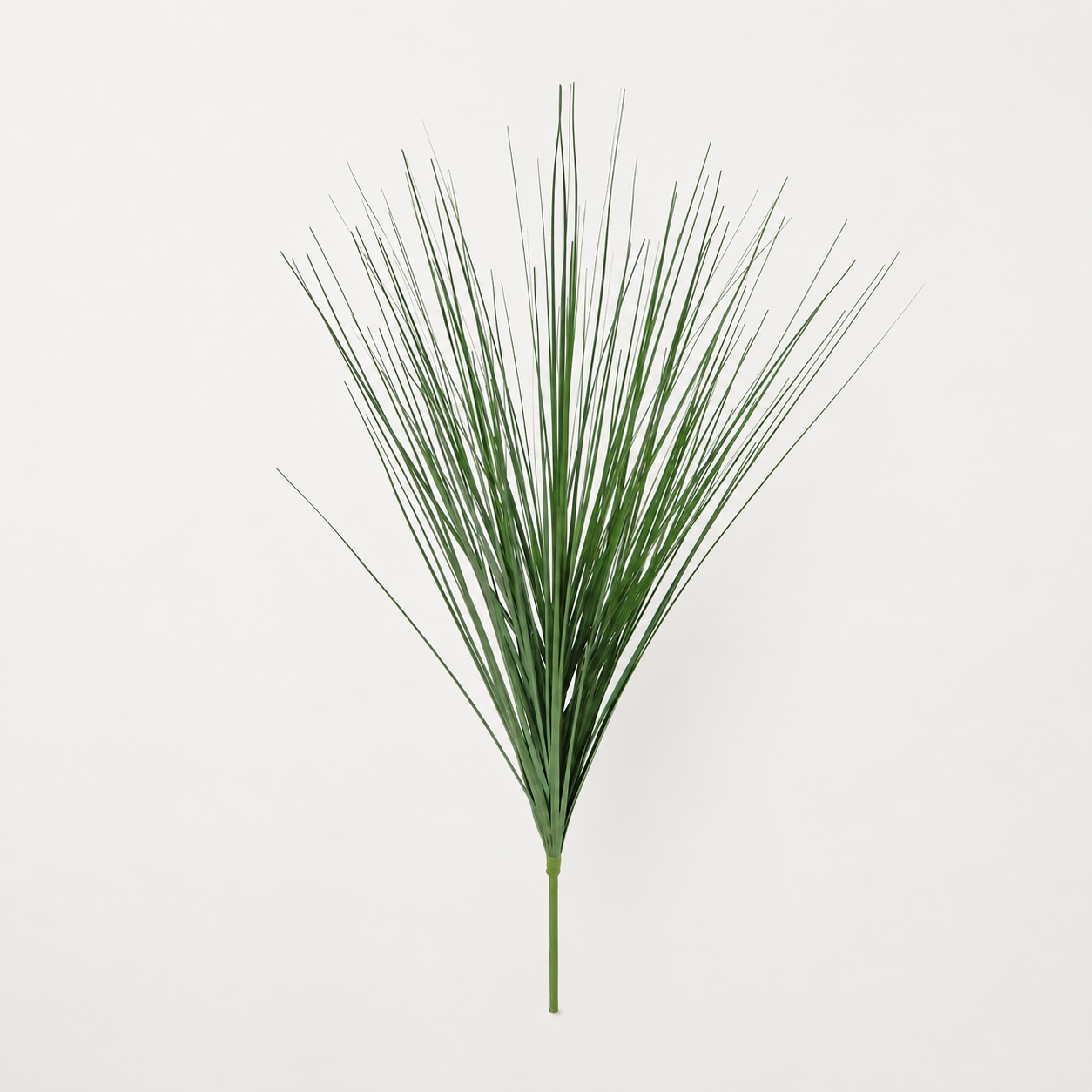 Artificial onion grass bush with long slender green leaves for indoor and outdoor decoration