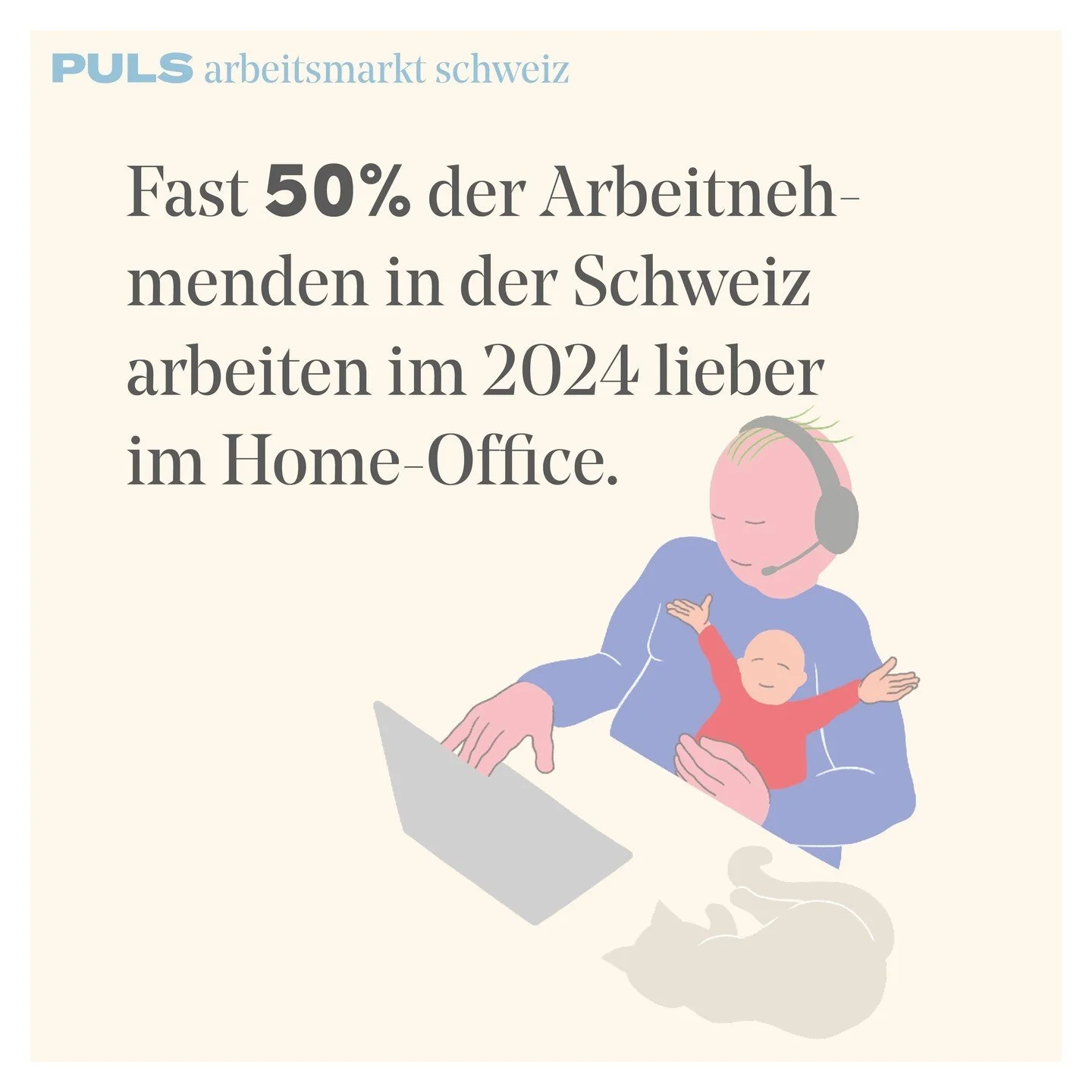 Und was sagen die Arbeitnehmenden eigentlich zum Thema Sal&auml;r? Jetzt die exklusive und repr&auml;sentative Studie &laquo;PULS Schweizer Arbeitsmarkt 2024&raquo; herunterladen: www.puls-arbeitsmarkt.ch (Link in Bio)