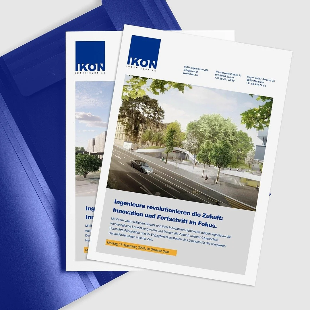 Emch+Berger AG Z&uuml;rich heisst jetzt IKON Ingenieure AG. F&uuml;r die neue Unternehmensmarke durften wir das visuelle Fundament legen. Wir w&uuml;nschen unserem langj&auml;hrigen Kunden und dem ganzen Team weiterhin viel Erfolg und Spass. Check it